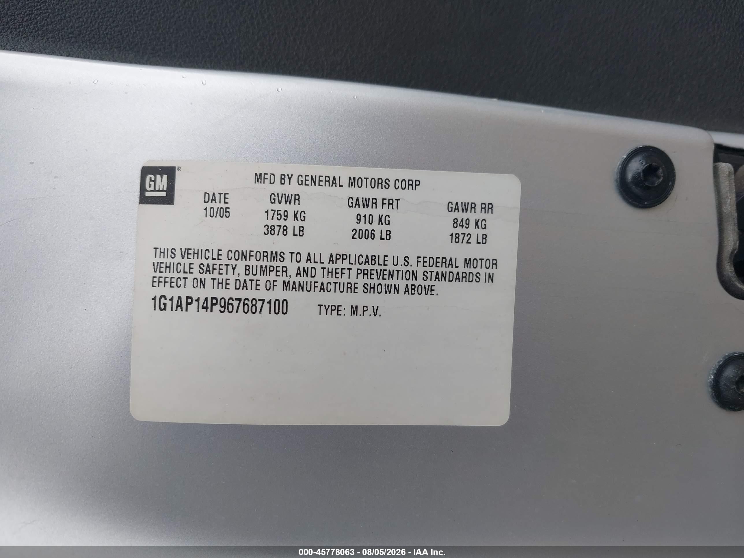 2006 Chevrolet Cobalt Ss Supercharged Silver vin: 1G1AP14P967687100