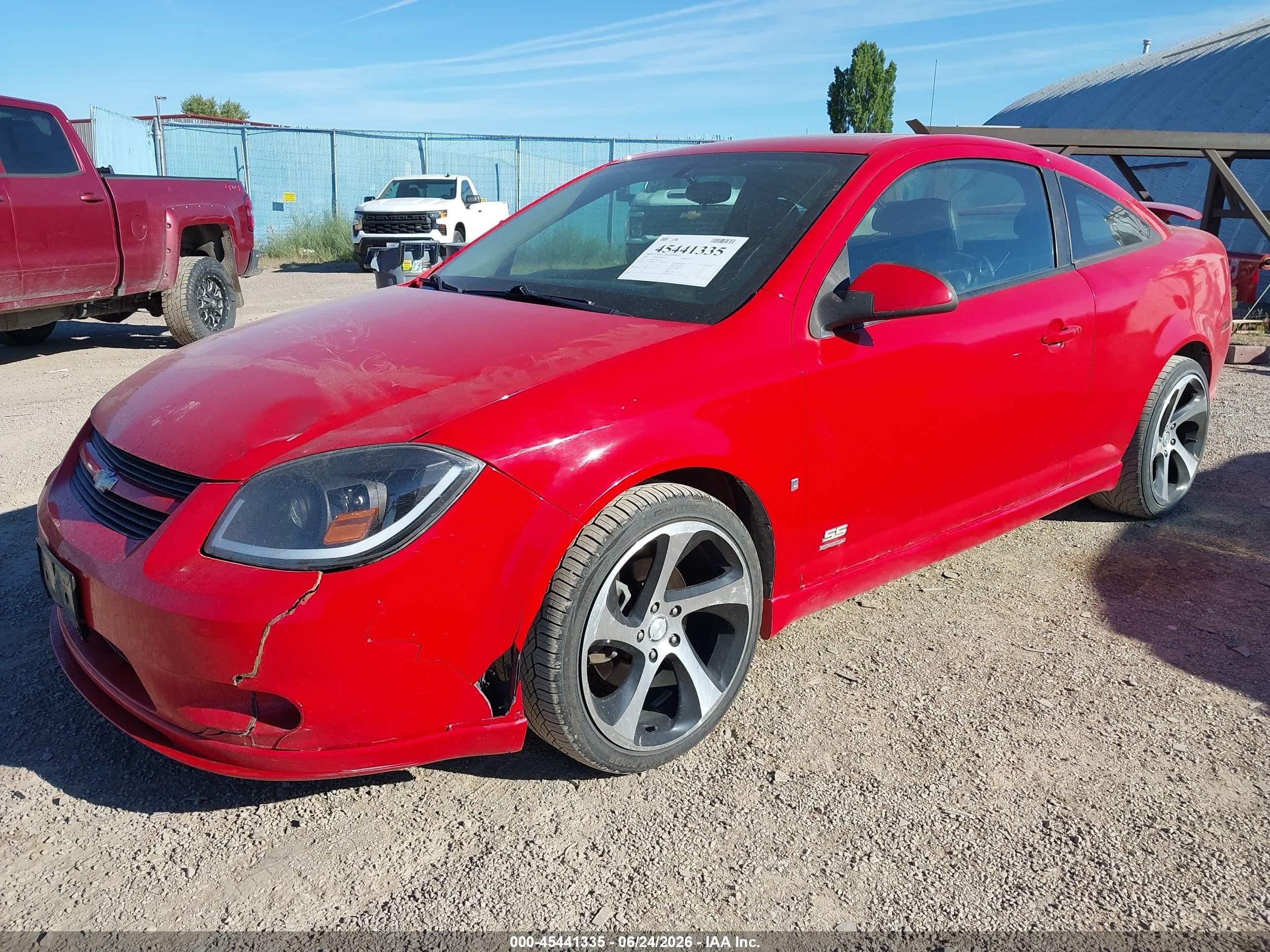 2007 Chevrolet Cobalt Ss Supercharged Red vin: 1G1AP18P877395532