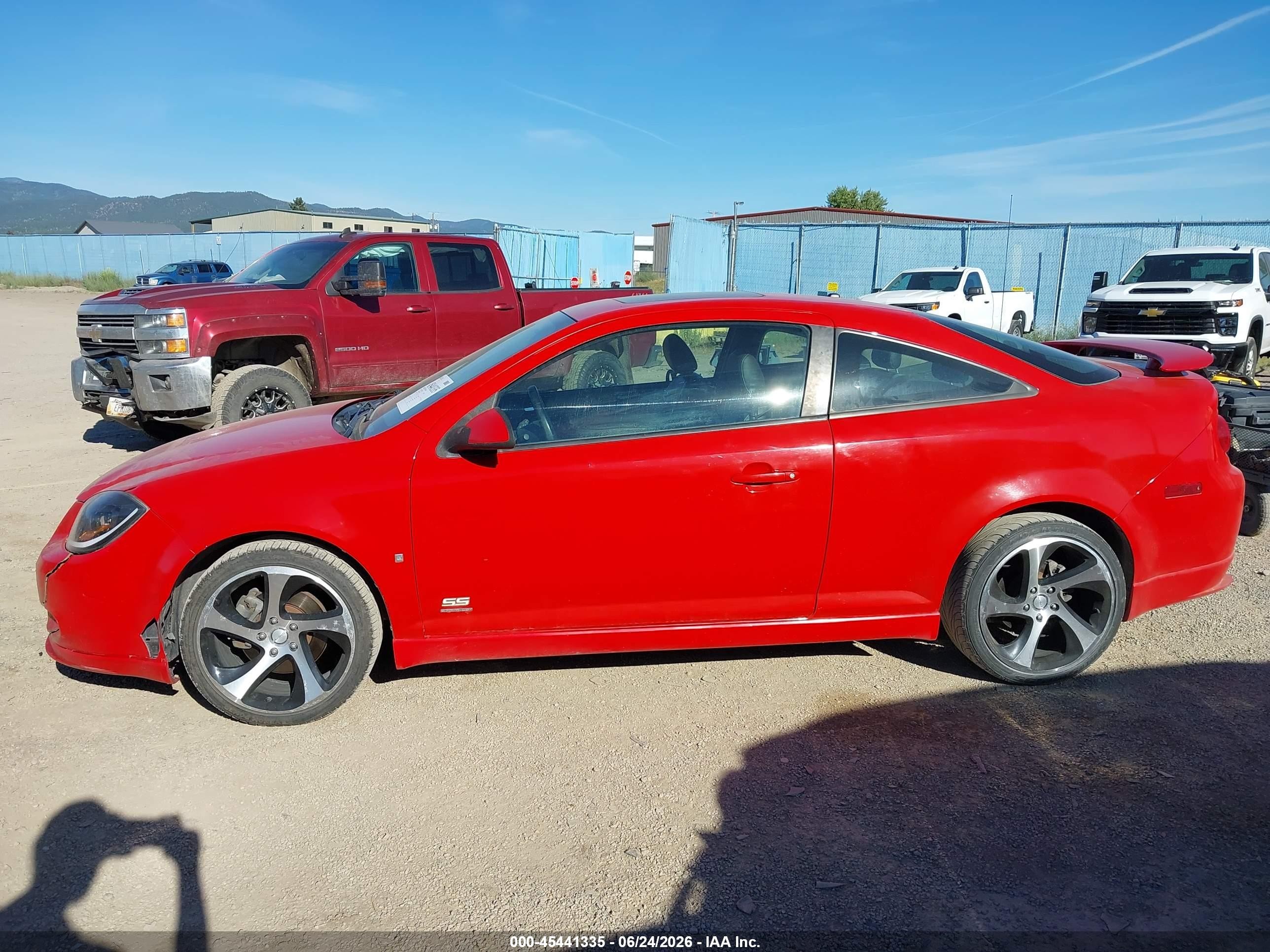 2007 Chevrolet Cobalt Ss Supercharged Red vin: 1G1AP18P877395532