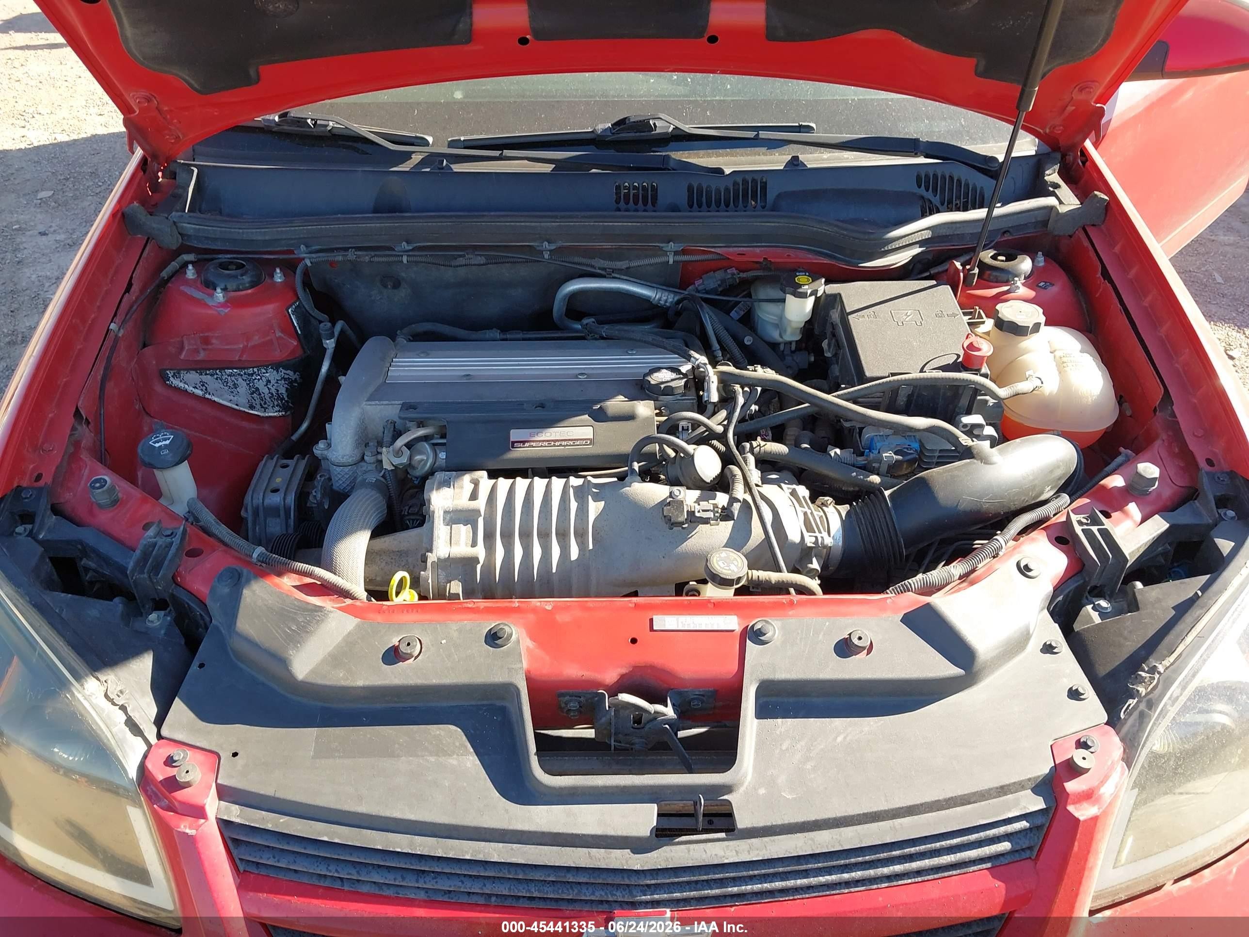 2007 Chevrolet Cobalt Ss Supercharged Red vin: 1G1AP18P877395532