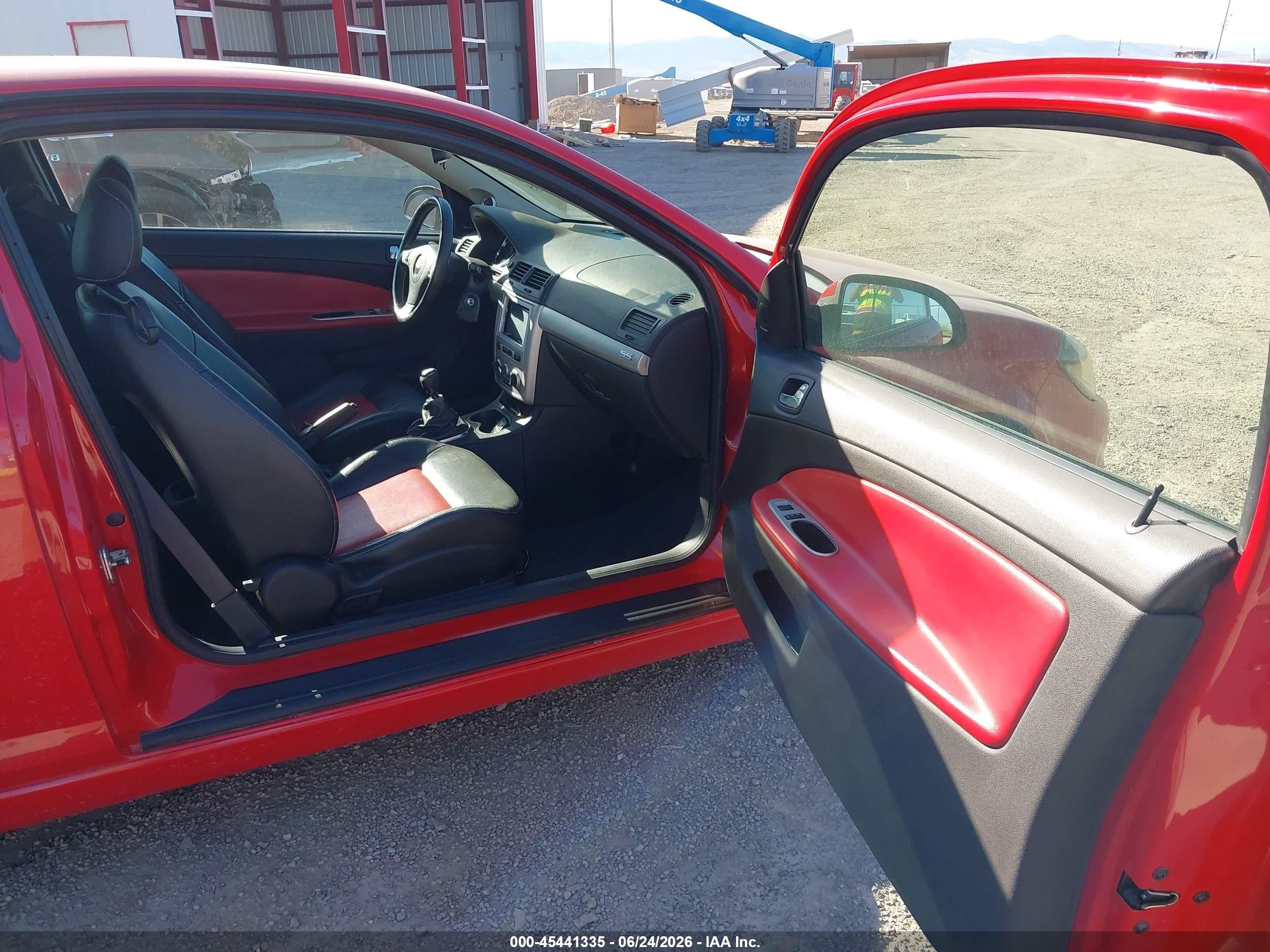 2007 Chevrolet Cobalt Ss Supercharged Red vin: 1G1AP18P877395532