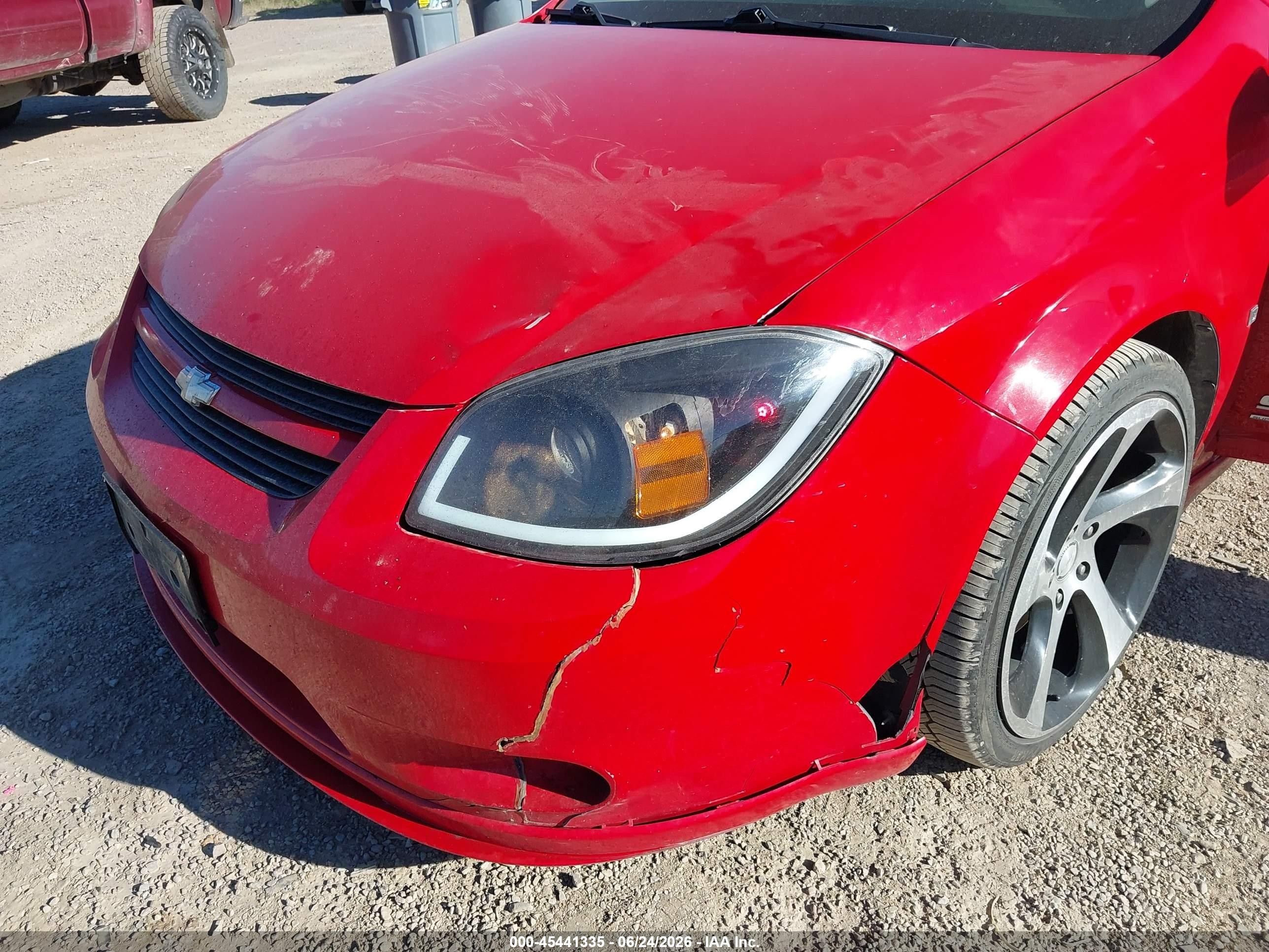 2007 Chevrolet Cobalt Ss Supercharged Red vin: 1G1AP18P877395532