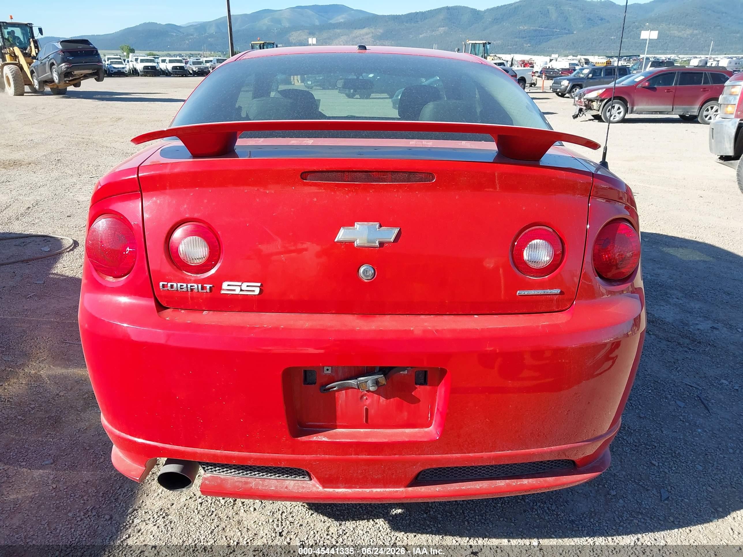 2007 Chevrolet Cobalt Ss Supercharged Red vin: 1G1AP18P877395532