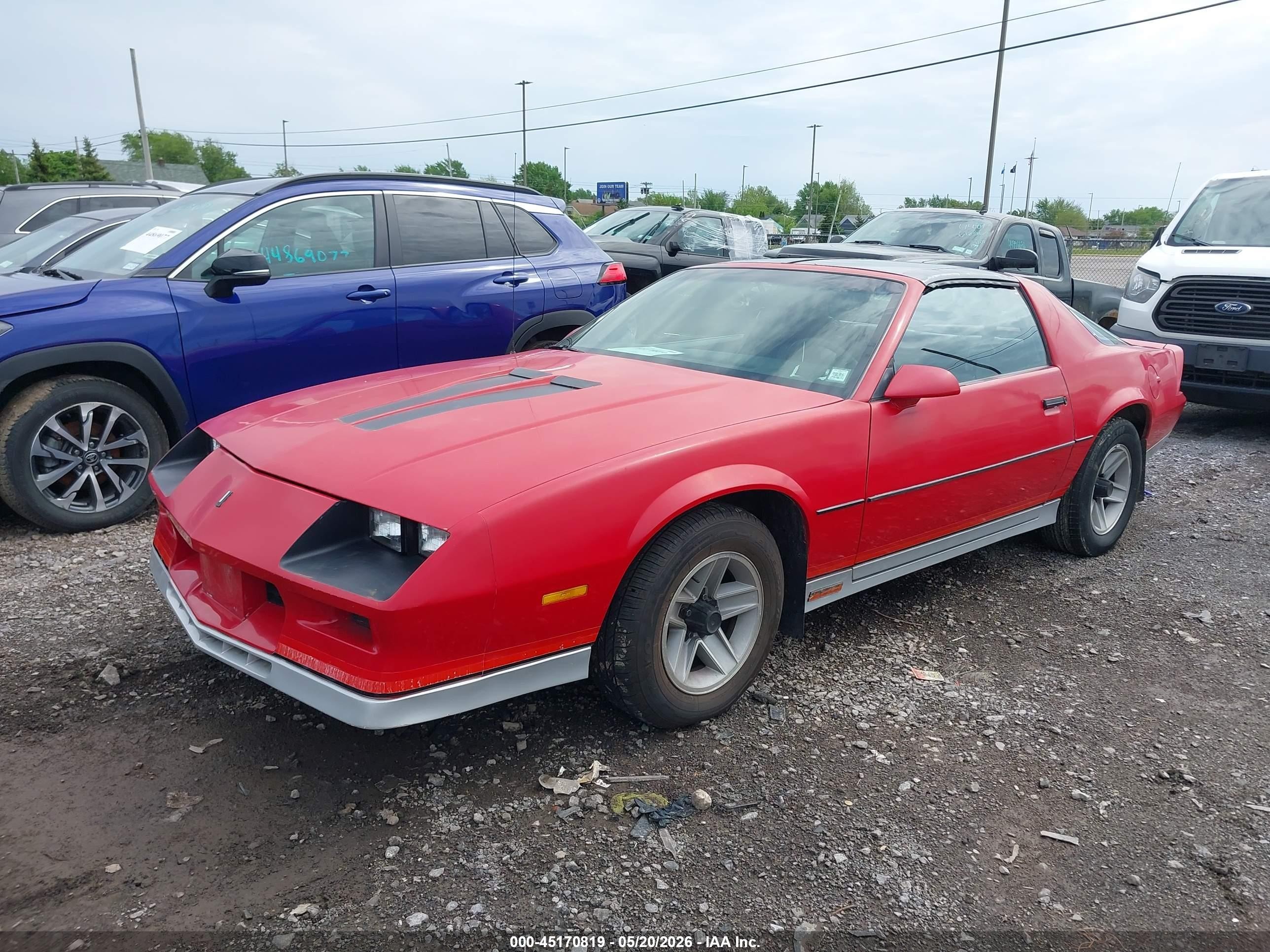 1984 Chevrolet Camaro   Red vin: 1G1AP87H7EL211186