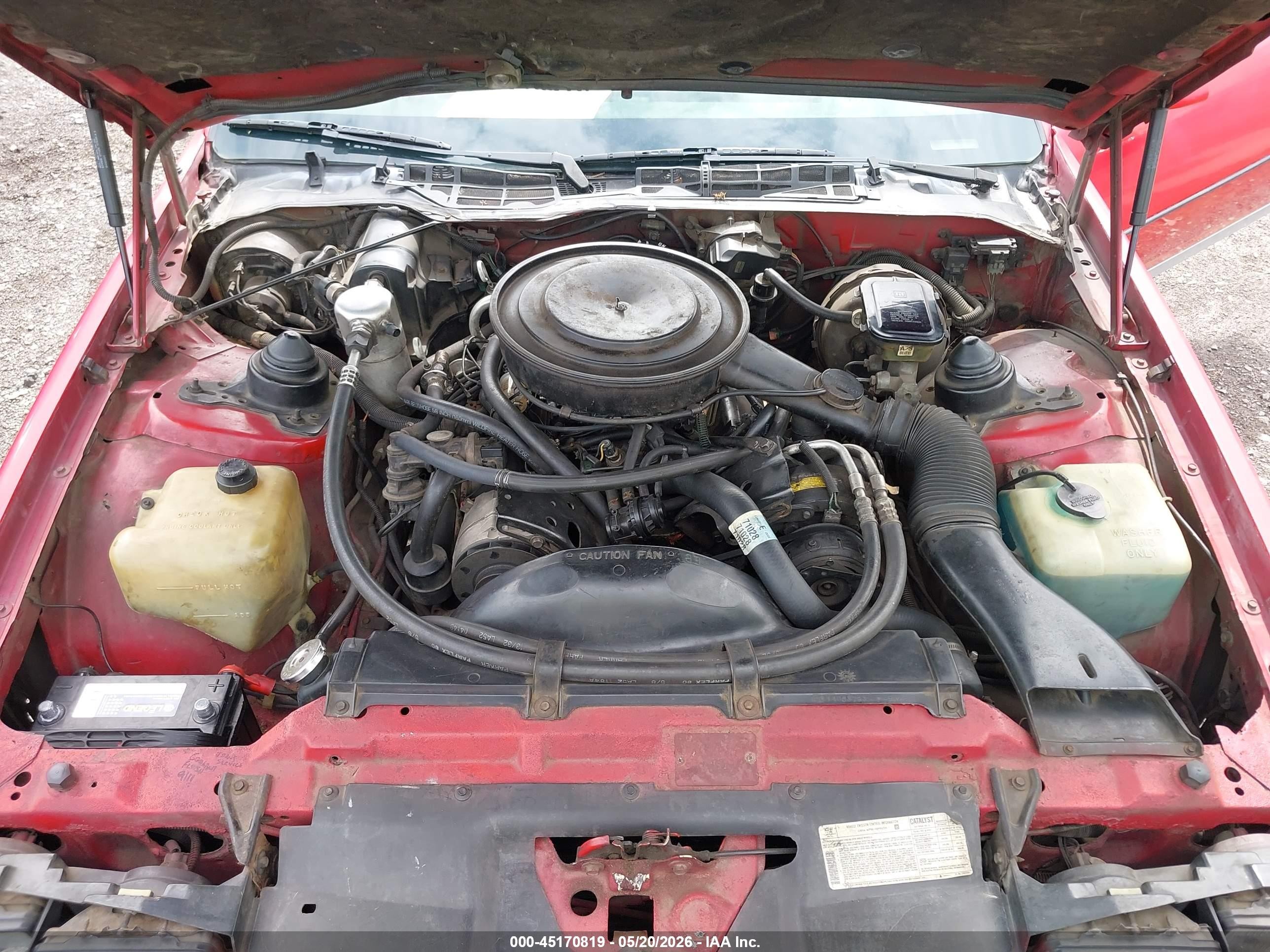 1984 Chevrolet Camaro   Red vin: 1G1AP87H7EL211186