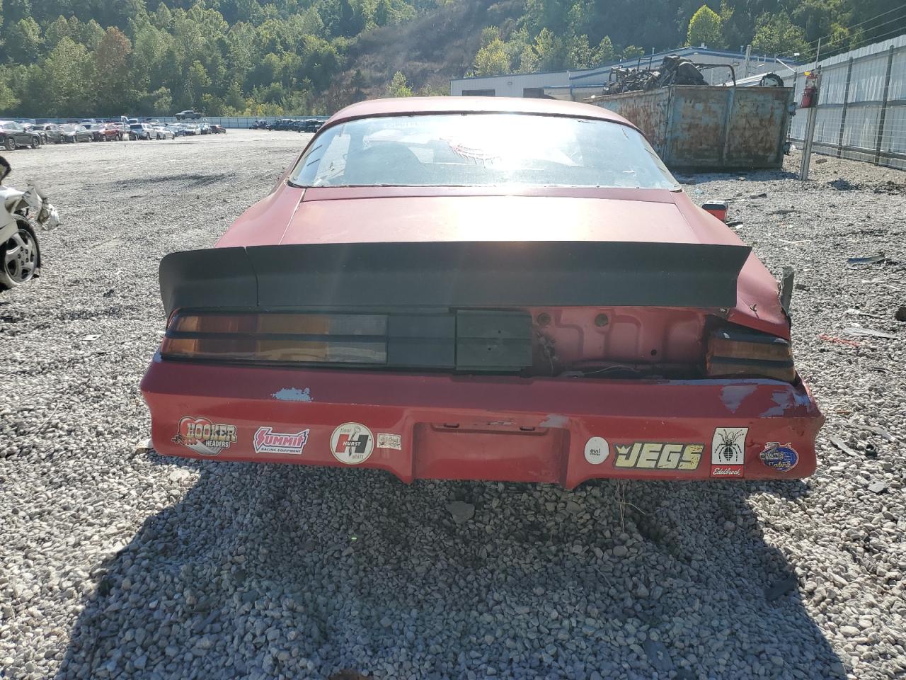 1981 Chevrolet Camaro Red vin: 1G1AP87HXBL169074