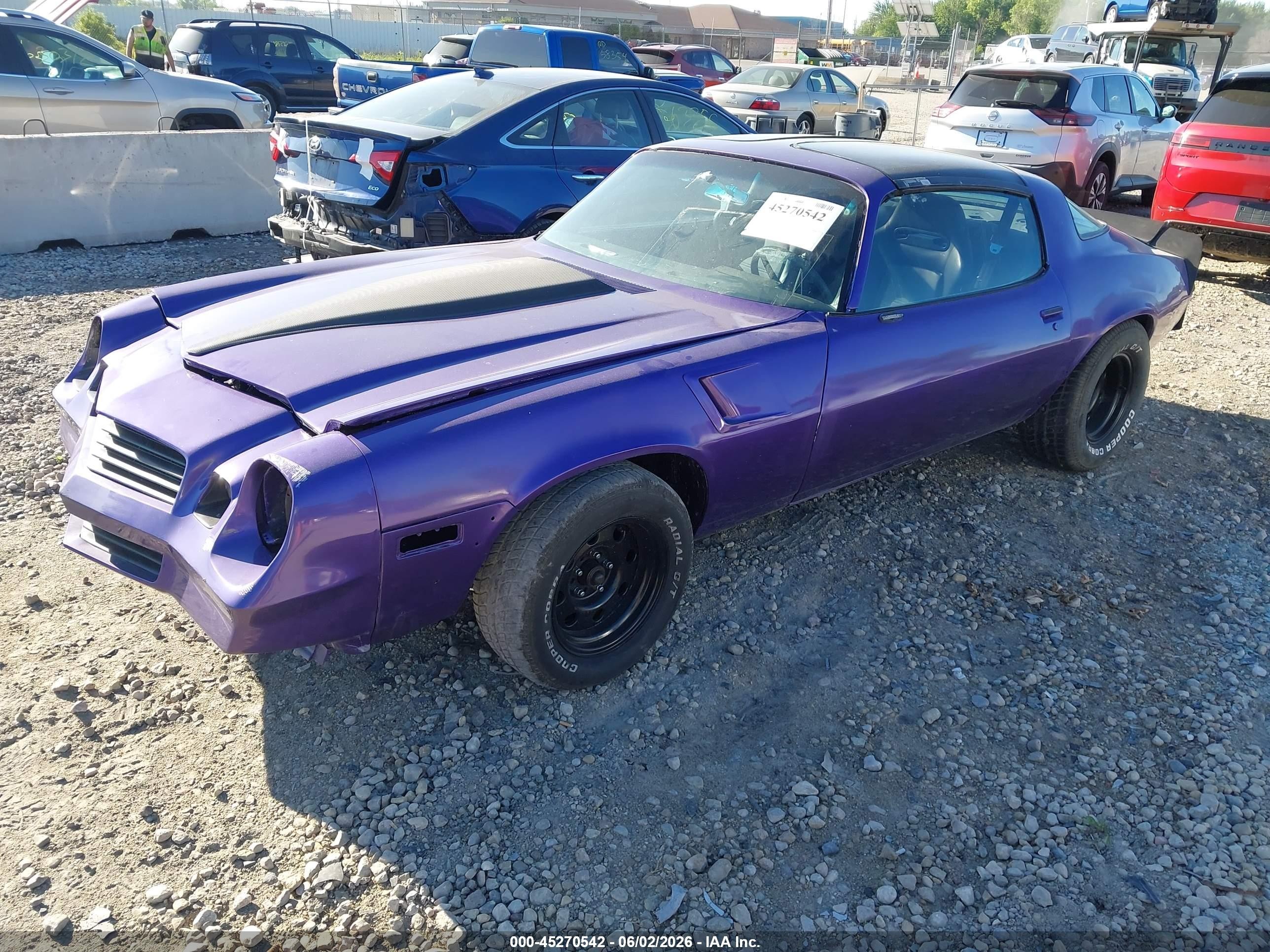 1981 Chevrolet Camaro   Purple vin: 1G1AP87J4BL181451