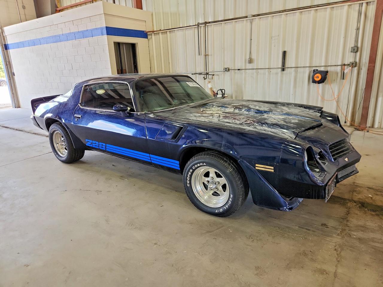 1981 Chevrolet Camaro Синий vin: 1G1AP87L2BN129242