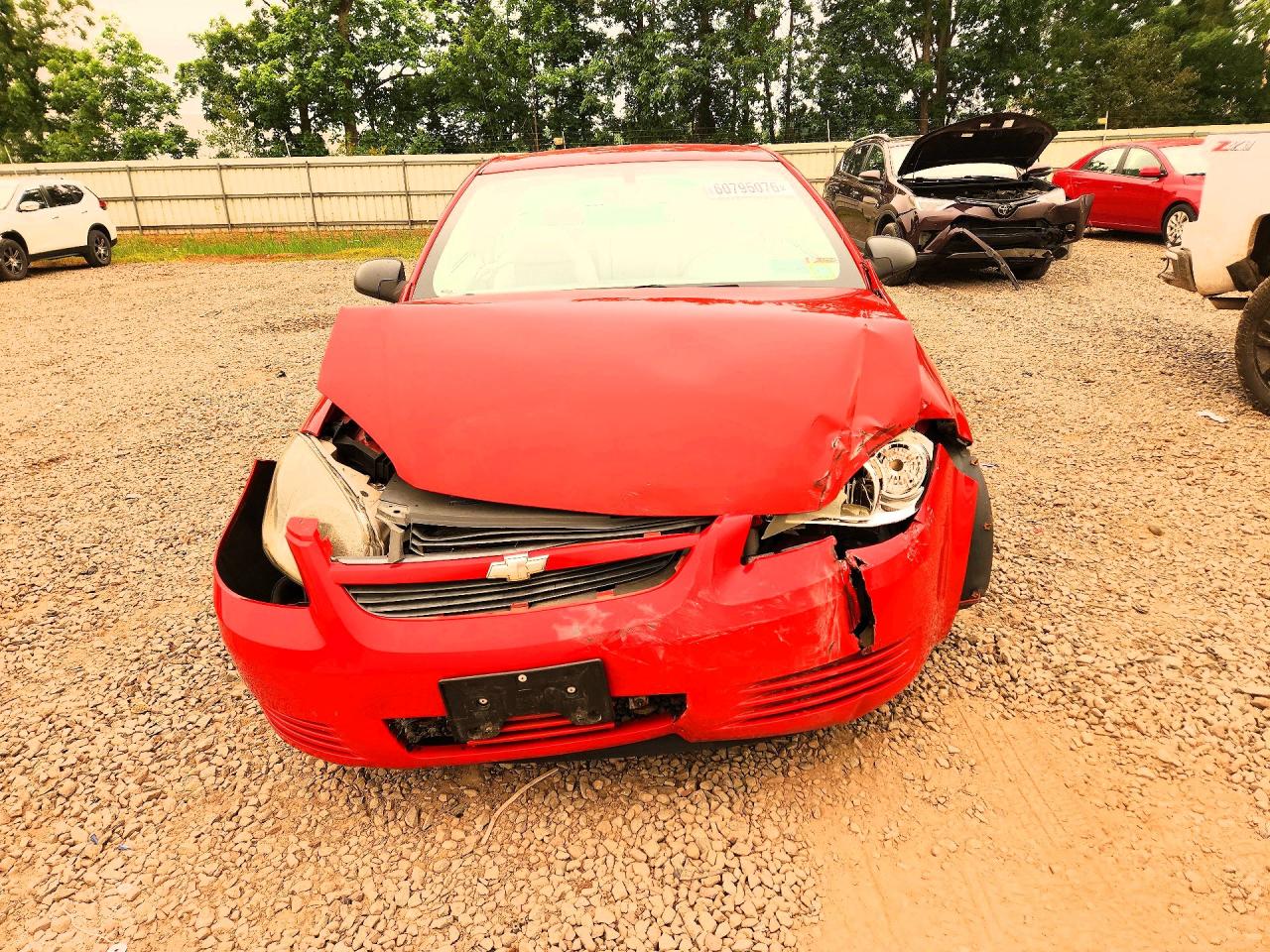 2009 Chevrolet Cobalt Ls Red vin: 1G1AS18H497138362