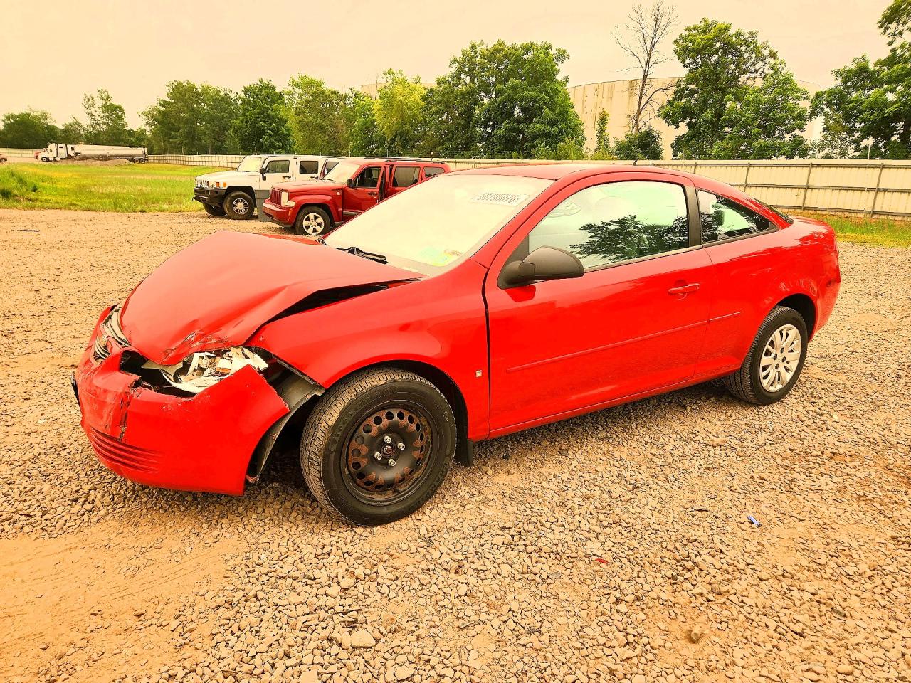 2009 Chevrolet Cobalt Ls Red vin: 1G1AS18H497138362