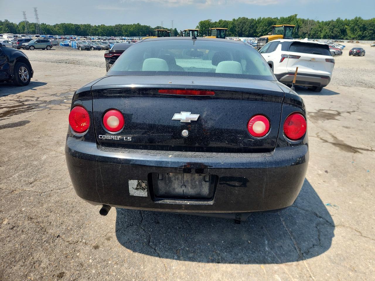 2009 Chevrolet Cobalt Ls Black vin: 1G1AS18H497223959
