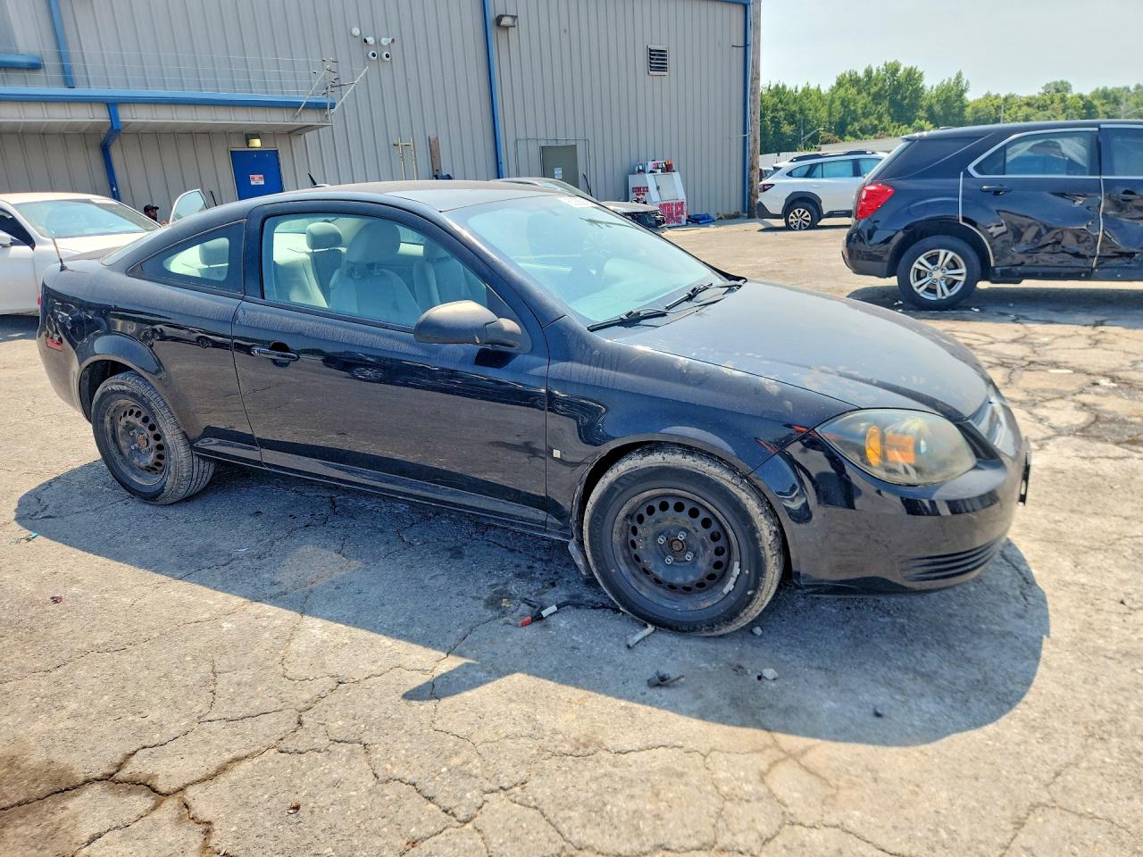 2009 Chevrolet Cobalt Ls Black vin: 1G1AS18H497223959