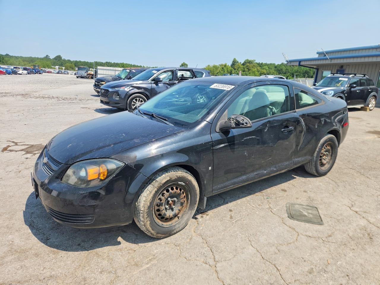 2009 Chevrolet Cobalt Ls Черный vin: 1G1AS18H497223959