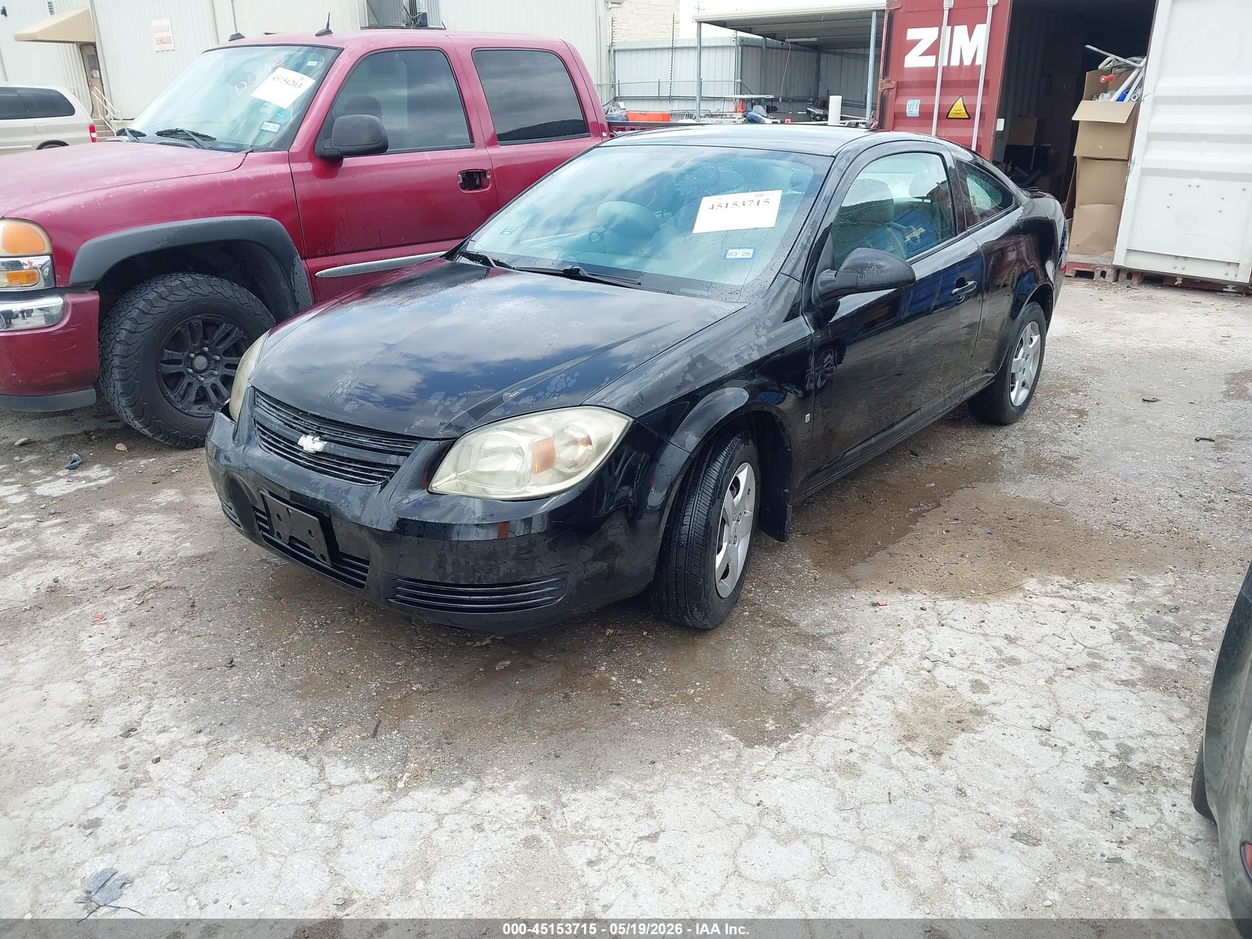 2009 Chevrolet Cobalt Ls Black vin: 1G1AS18H497255665