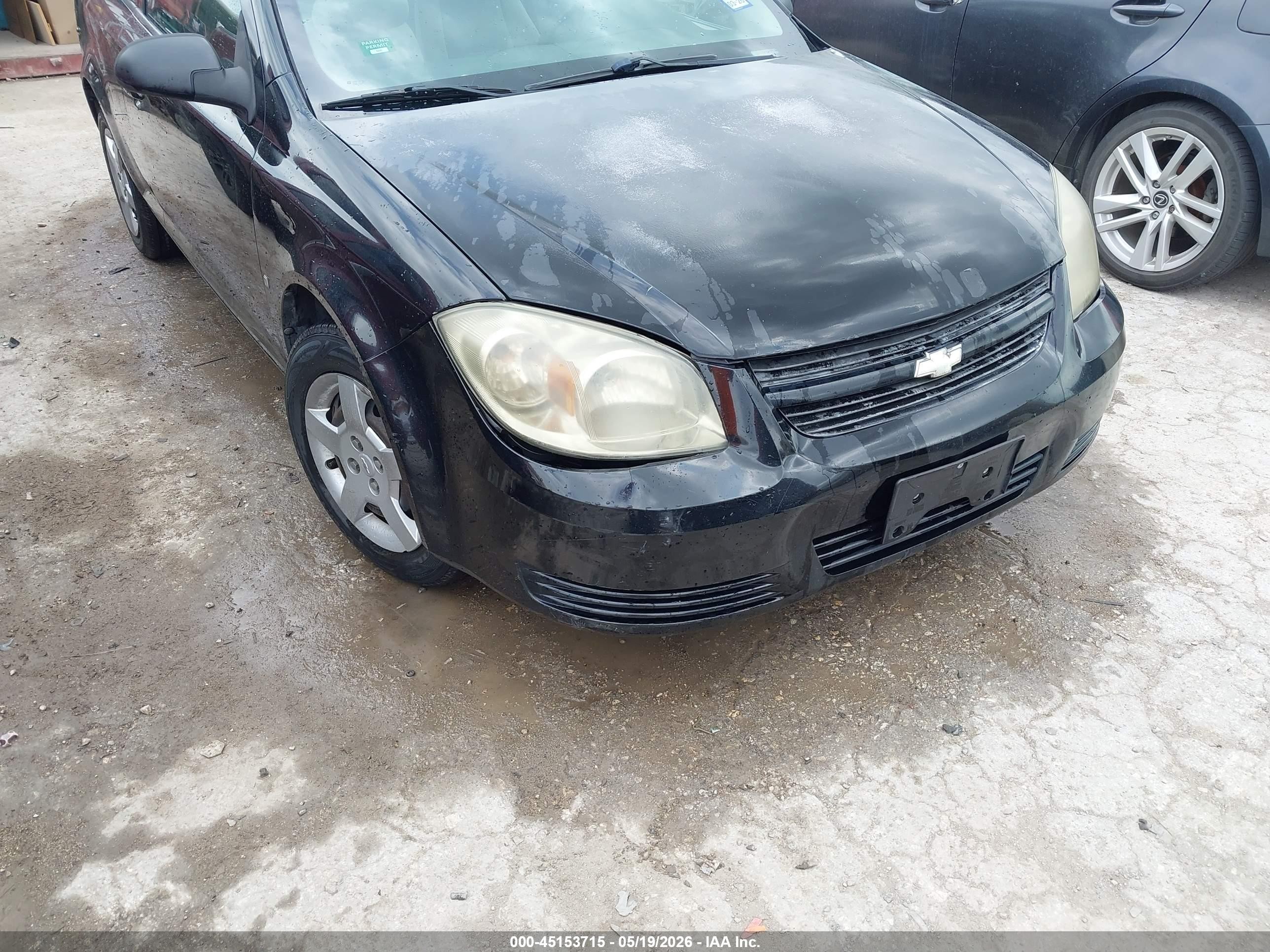 2009 Chevrolet Cobalt Ls Black vin: 1G1AS18H497255665