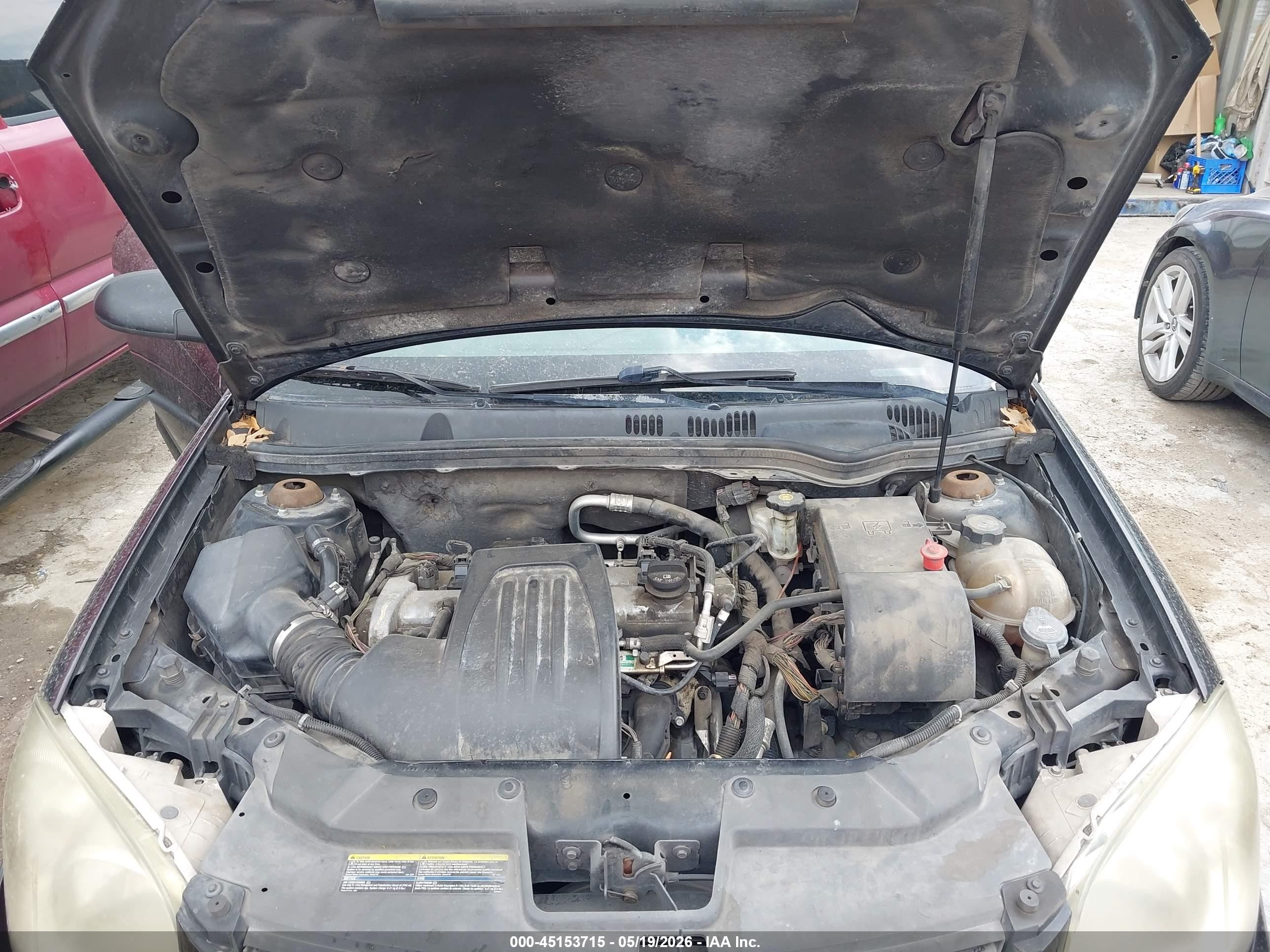 2009 Chevrolet Cobalt Ls Black vin: 1G1AS18H497255665