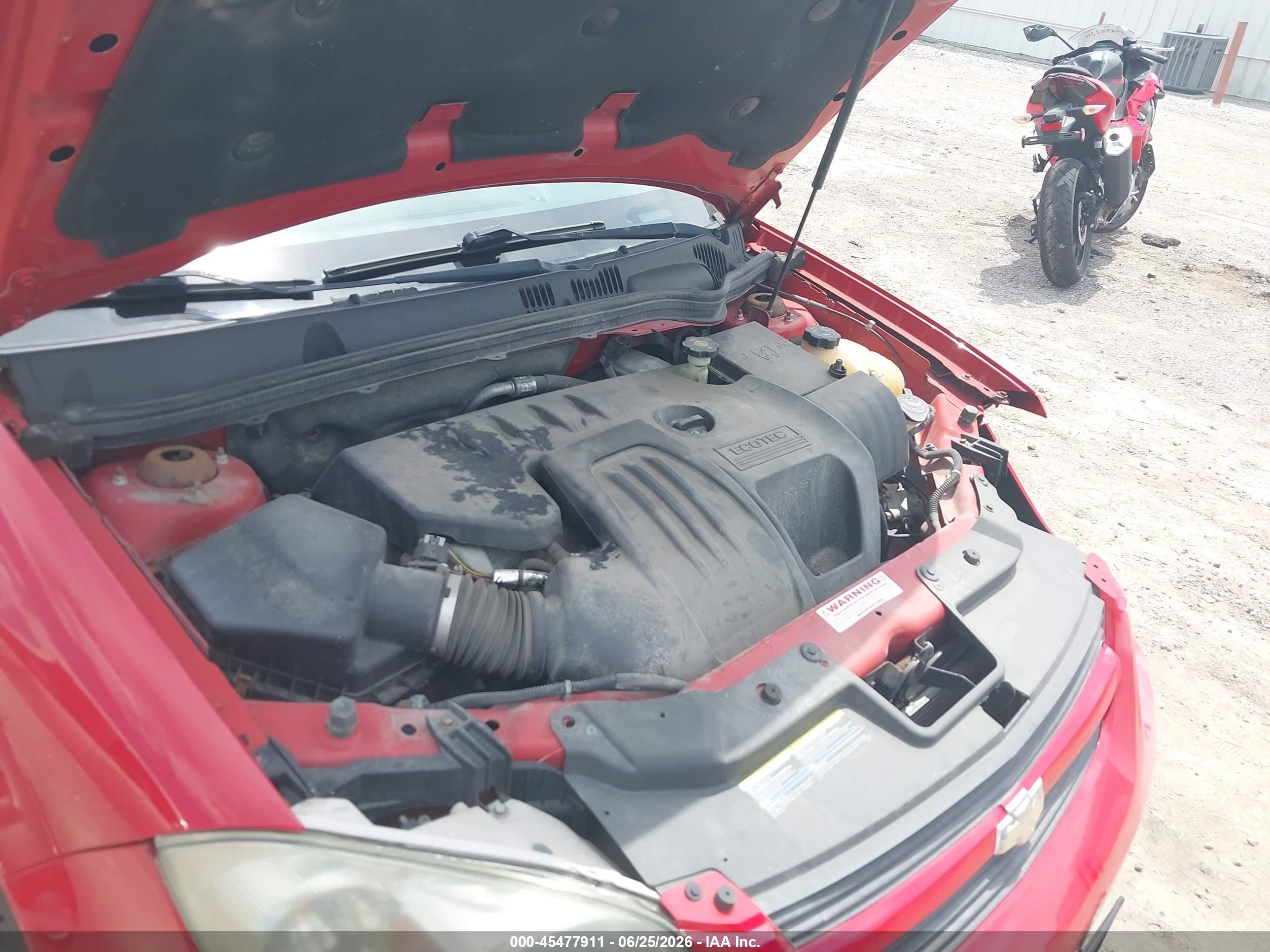 2009 Chevrolet Cobalt Ls Red vin: 1G1AS18H597205096