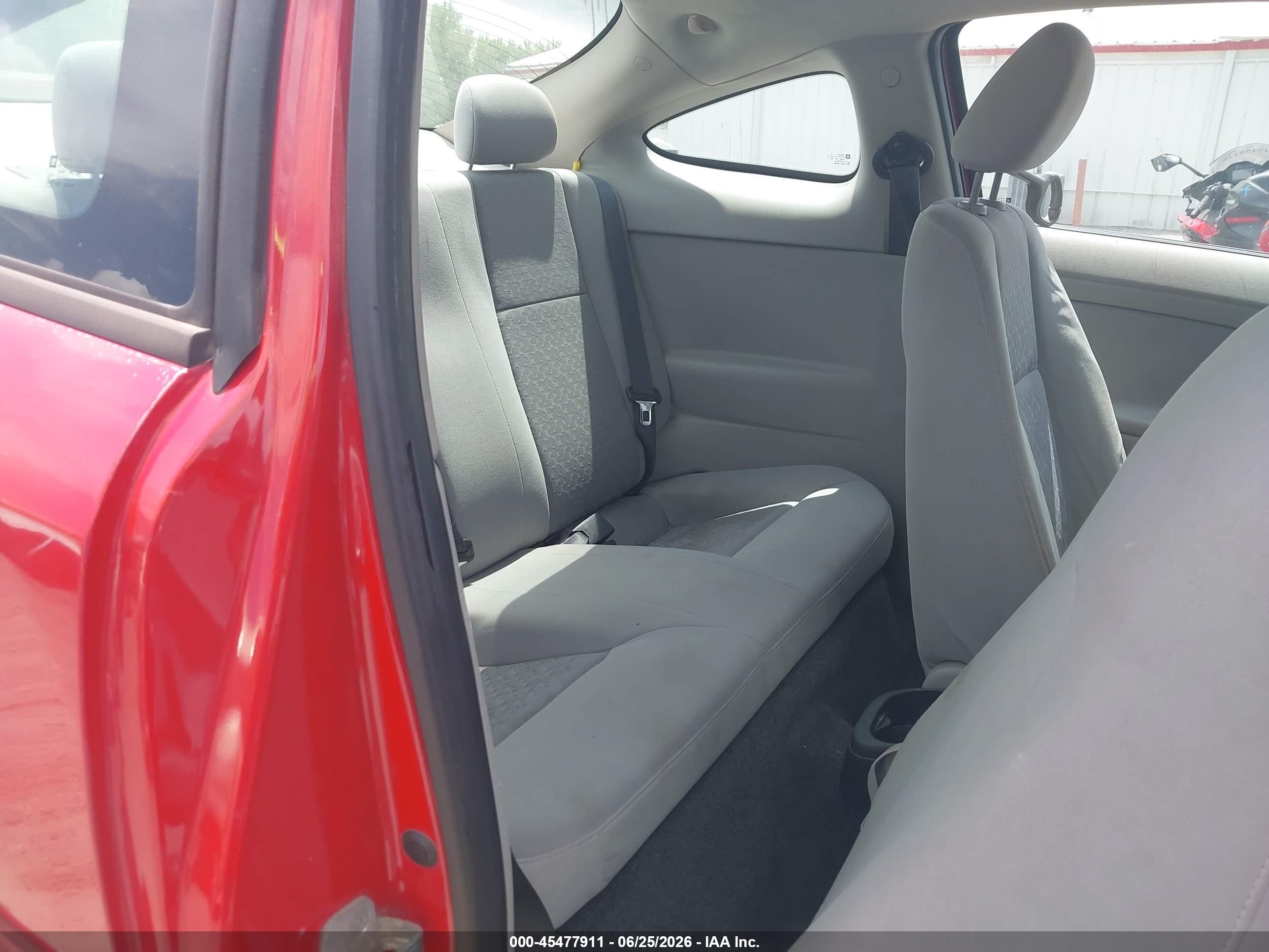 2009 Chevrolet Cobalt Ls Red vin: 1G1AS18H597205096