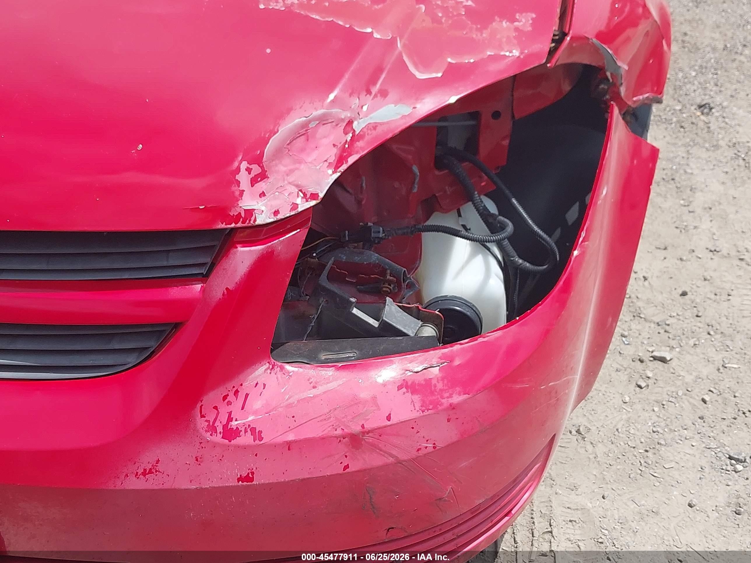2009 Chevrolet Cobalt Ls Red vin: 1G1AS18H597205096