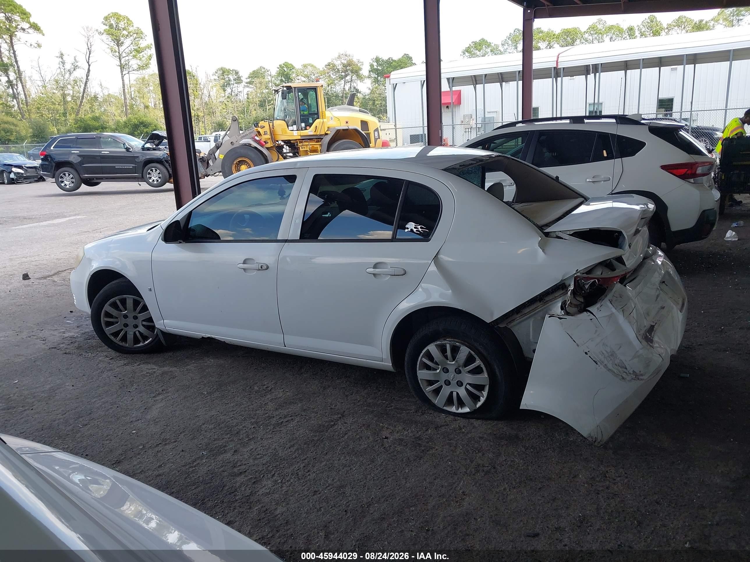 2009 Chevrolet Cobalt Ls White vin: 1G1AS55H397282674