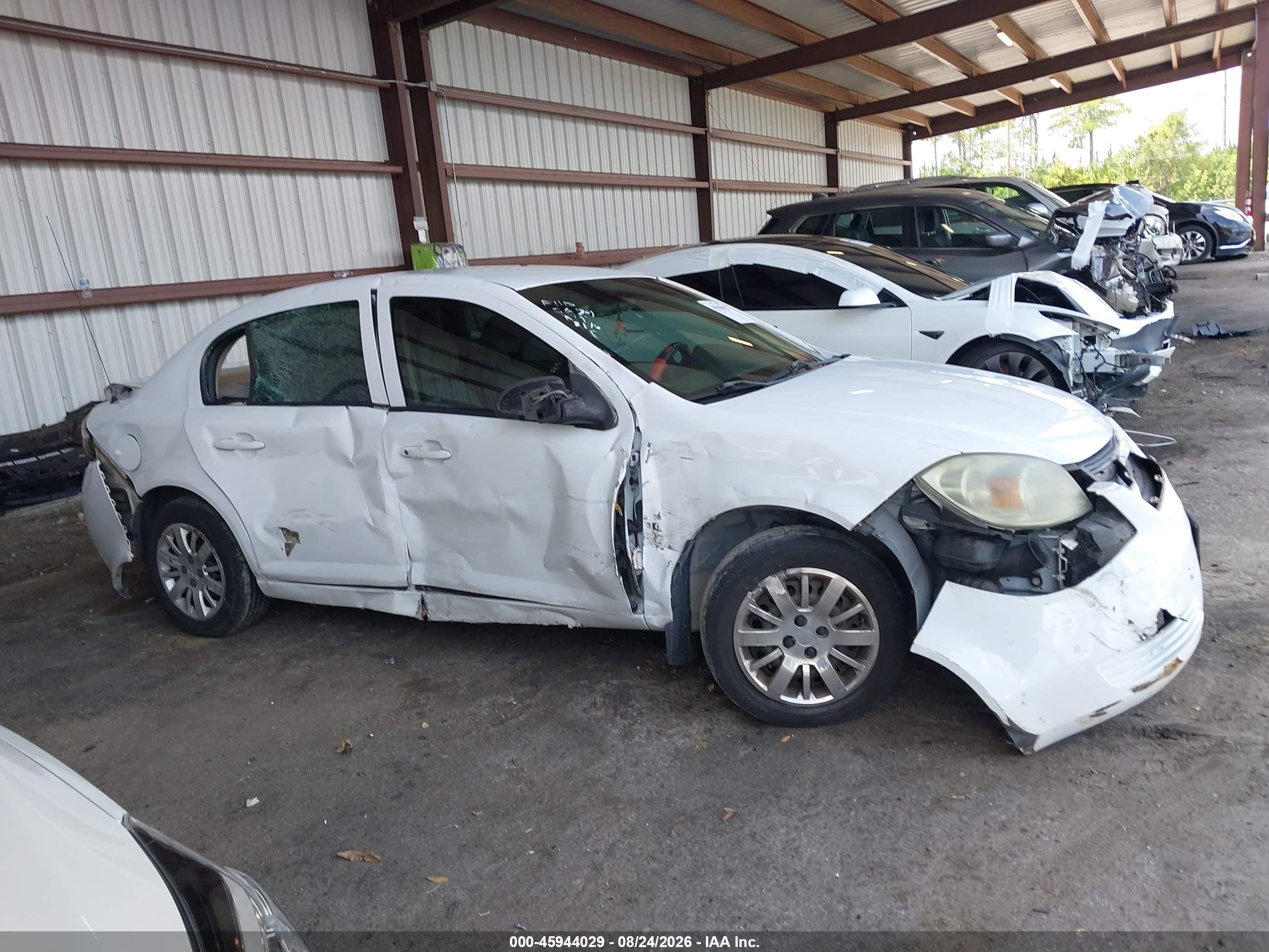 2009 Chevrolet Cobalt Ls White vin: 1G1AS55H397282674