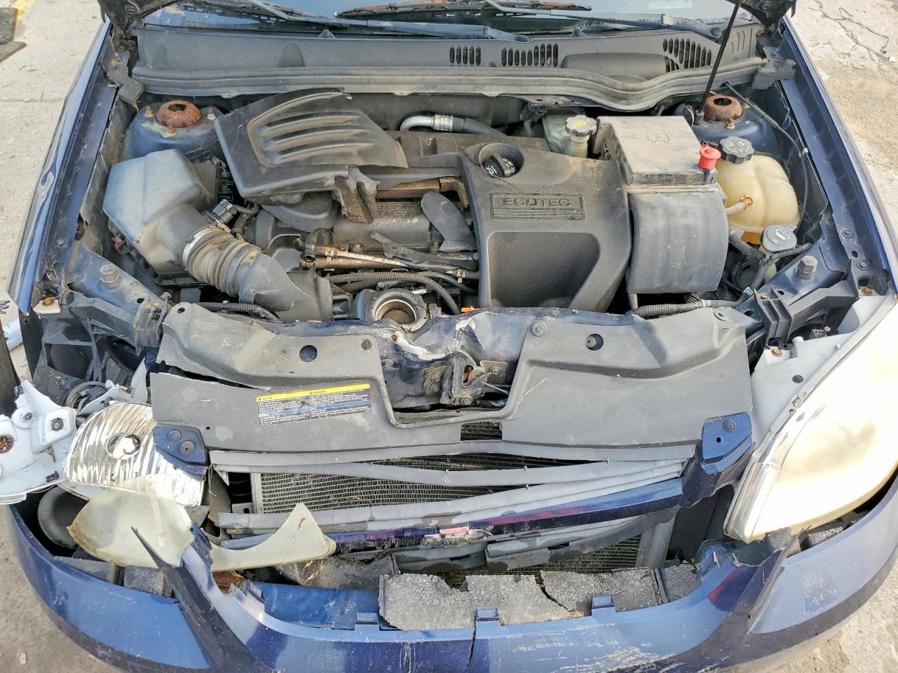 2009 Chevrolet Cobalt Ls Blue vin: 1G1AS58H097170684