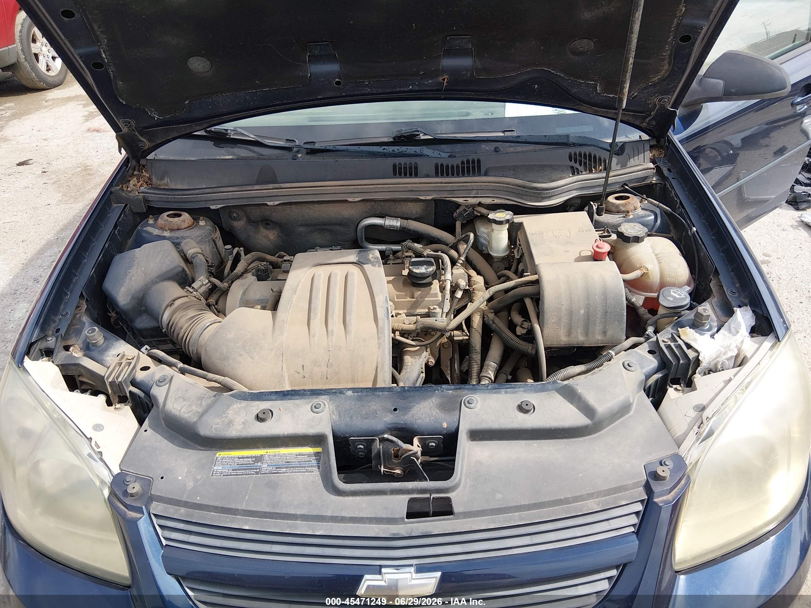 2009 Chevrolet Cobalt Ls Blue vin: 1G1AS58H197143140