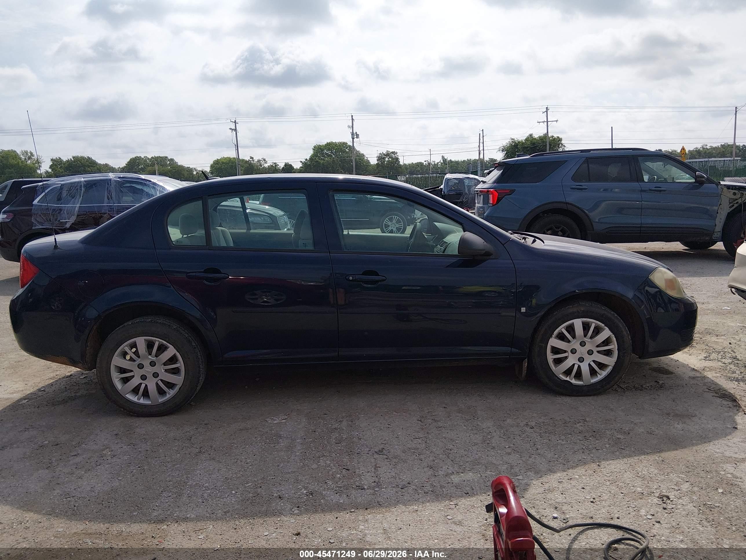2009 Chevrolet Cobalt Ls Blue vin: 1G1AS58H197143140