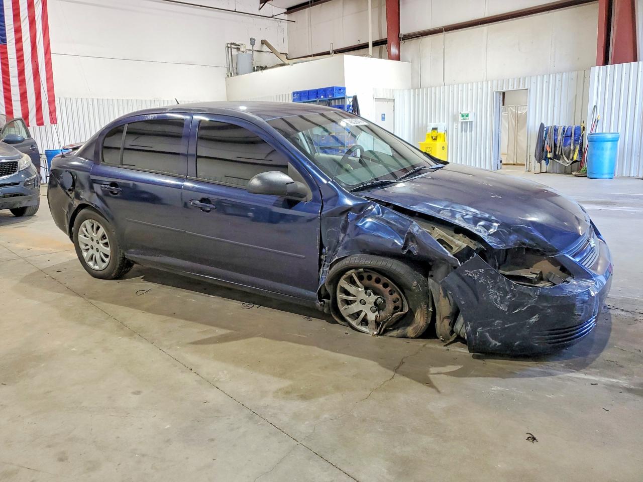 2009 Chevrolet Cobalt Ls Blue vin: 1G1AS58H197147723