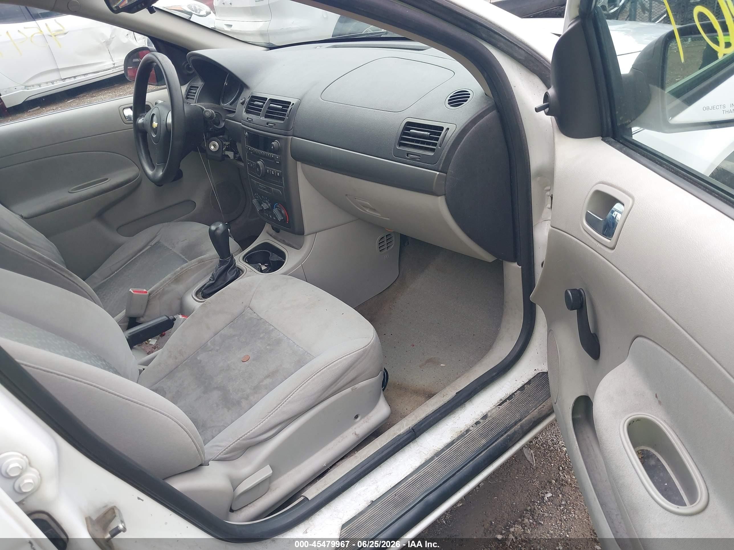 2009 Chevrolet Cobalt Ls White vin: 1G1AS58H197205720
