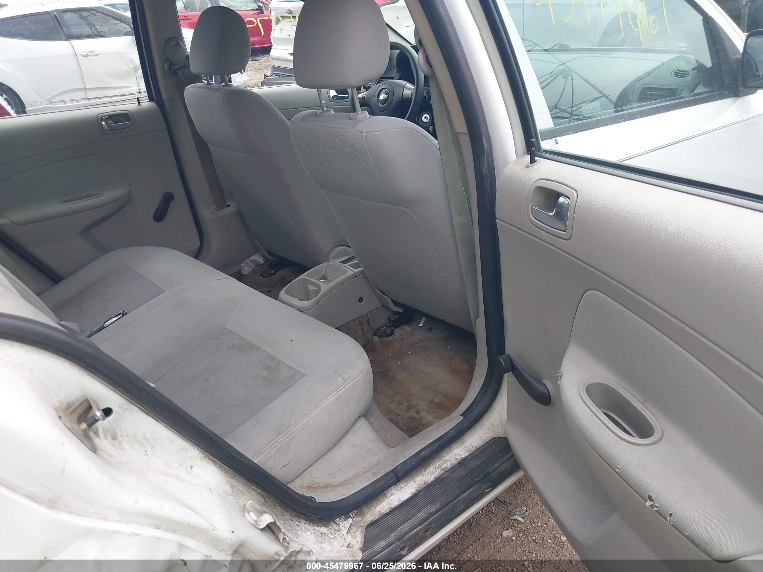 2009 Chevrolet Cobalt Ls White vin: 1G1AS58H197205720