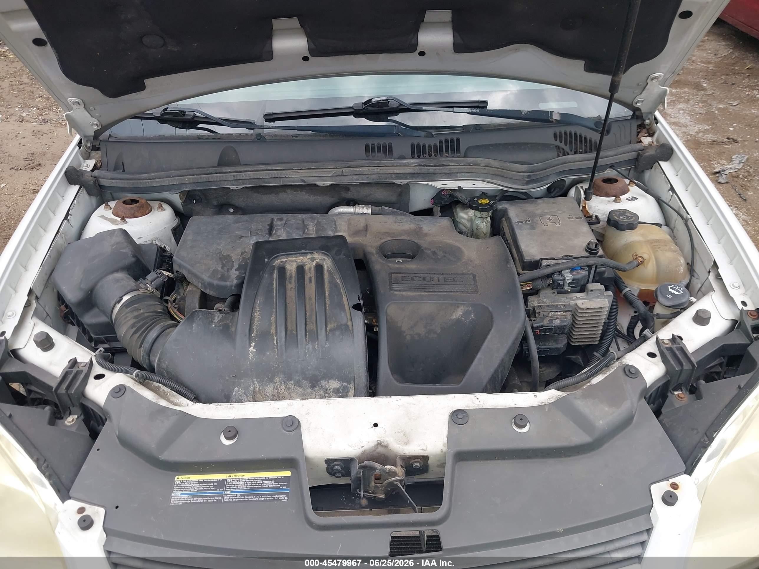 2009 Chevrolet Cobalt Ls White vin: 1G1AS58H197205720