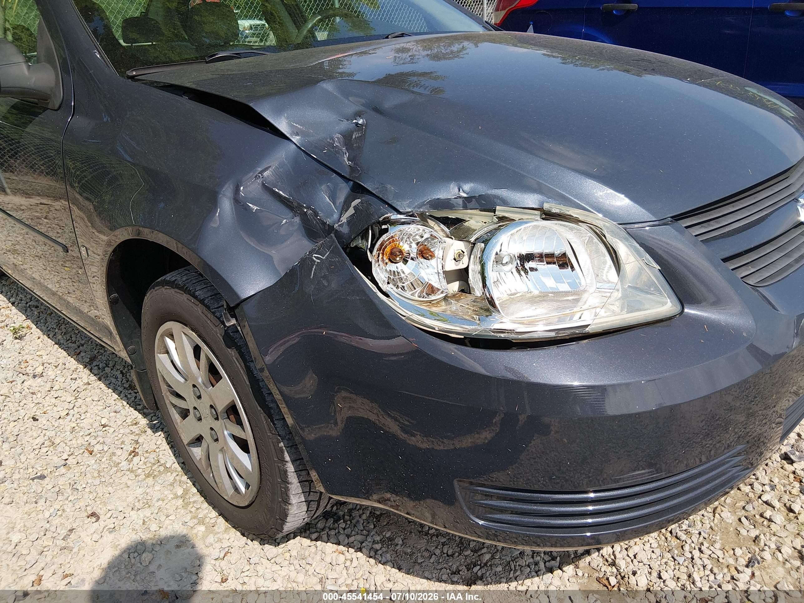 2009 Chevrolet Cobalt Ls Blue vin: 1G1AS58H297130638
