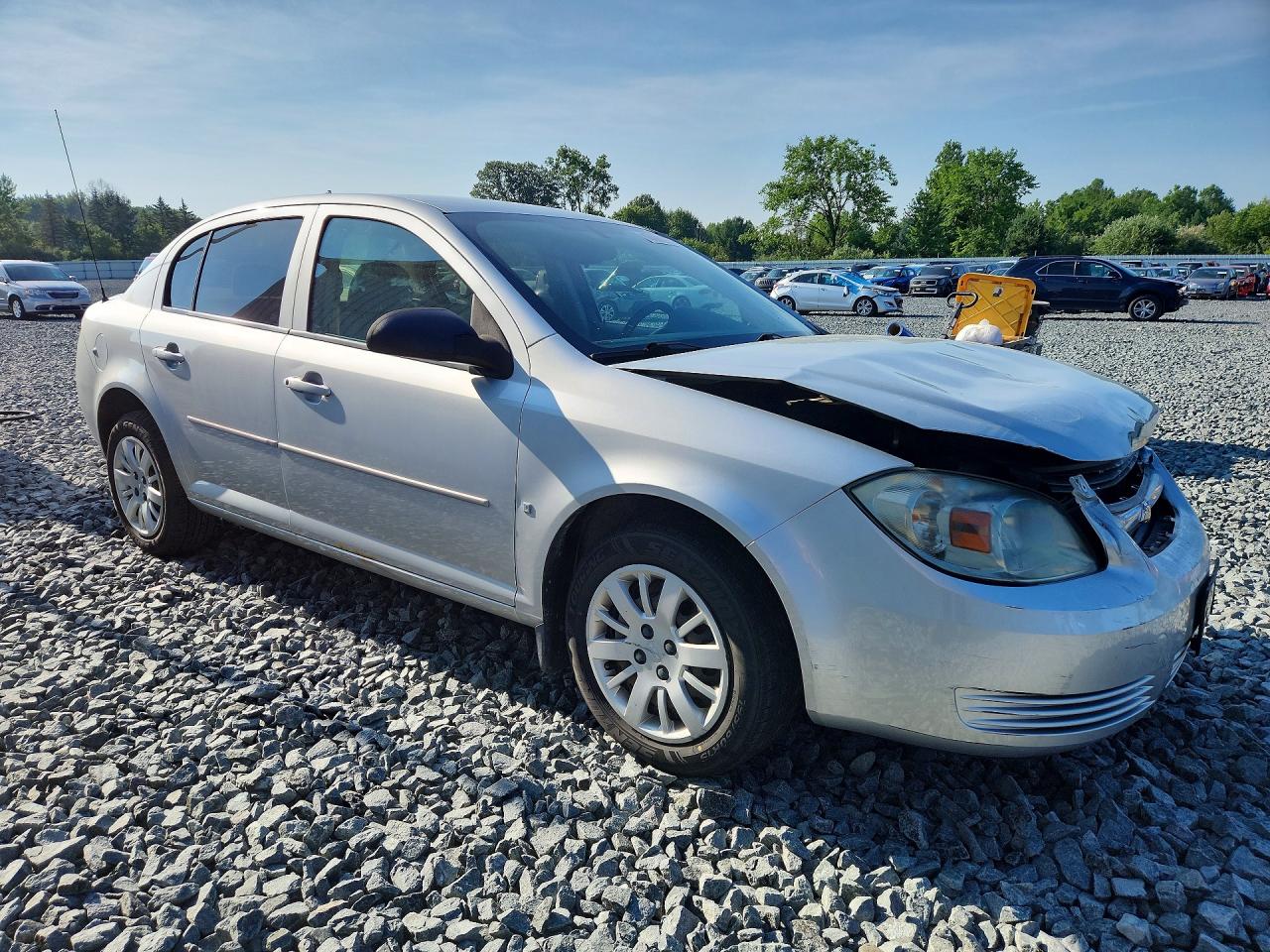 2009 Chevrolet Cobalt Ls Silver vin: 1G1AS58H397118384