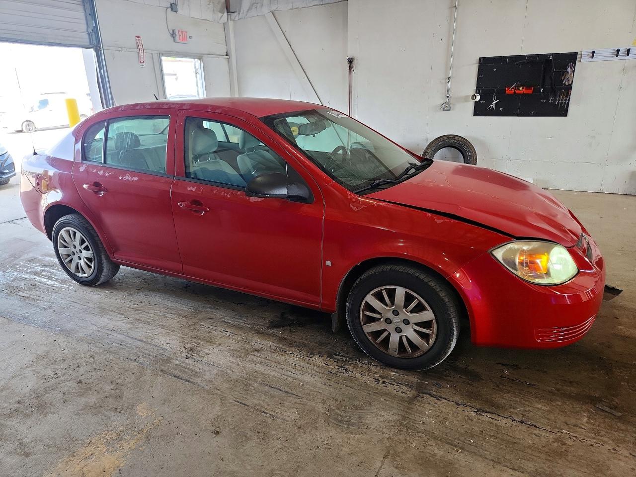 2009 Chevrolet Cobalt Ls Red vin: 1G1AS58H397196910