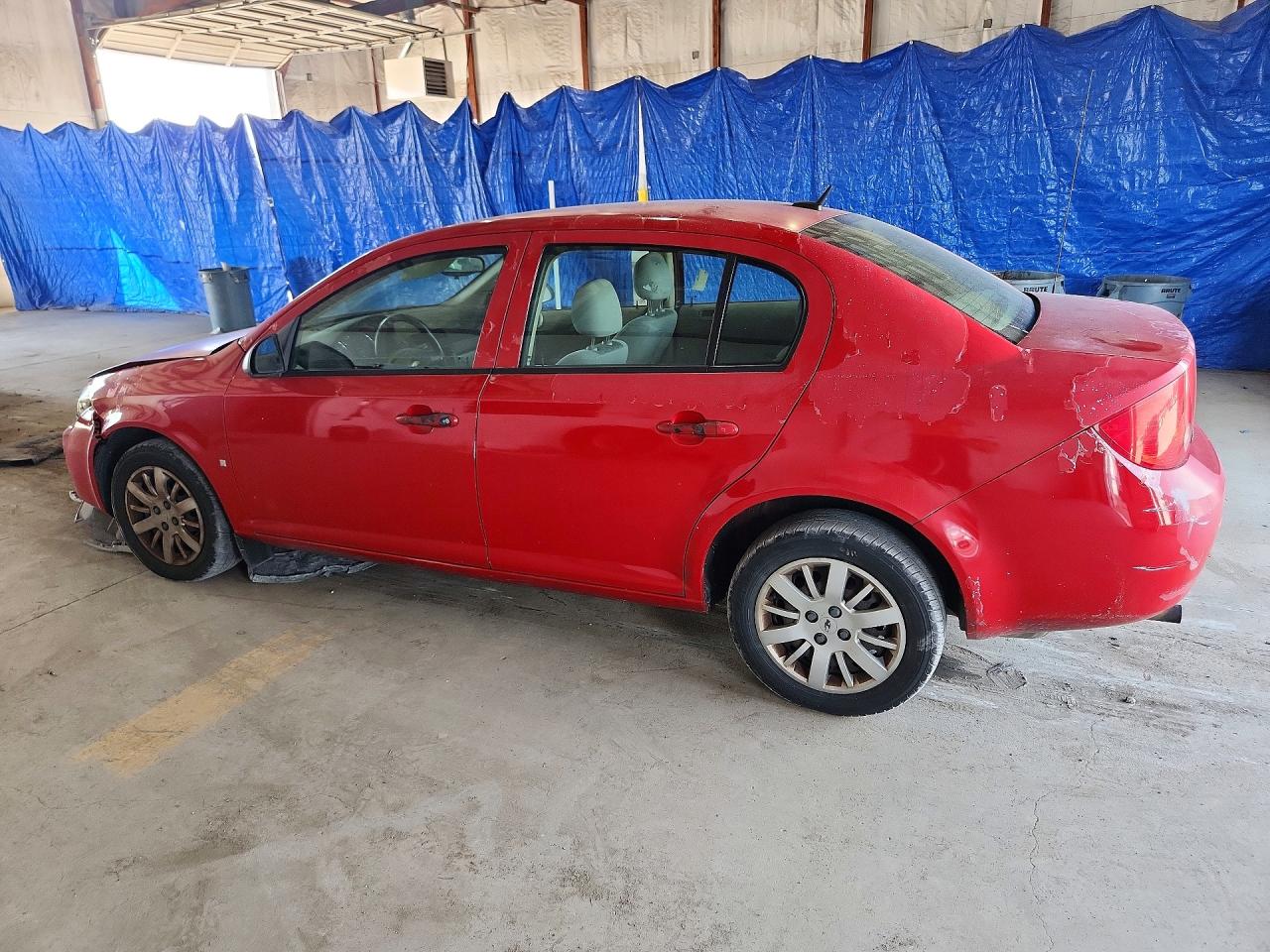 2009 Chevrolet Cobalt Ls Red vin: 1G1AS58H397196910
