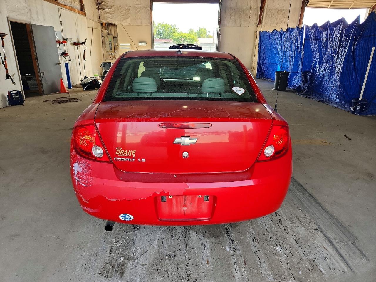 2009 Chevrolet Cobalt Ls Red vin: 1G1AS58H397196910