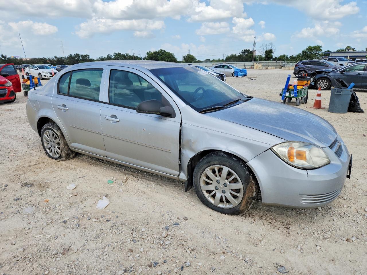 2009 Chevrolet Cobalt Ls Silver vin: 1G1AS58H397222180