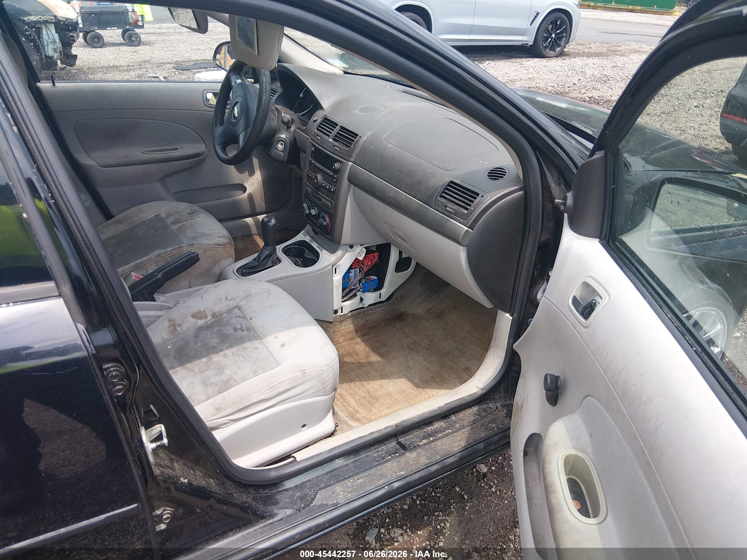 2009 Chevrolet Cobalt Ls Черный vin: 1G1AS58H397276109