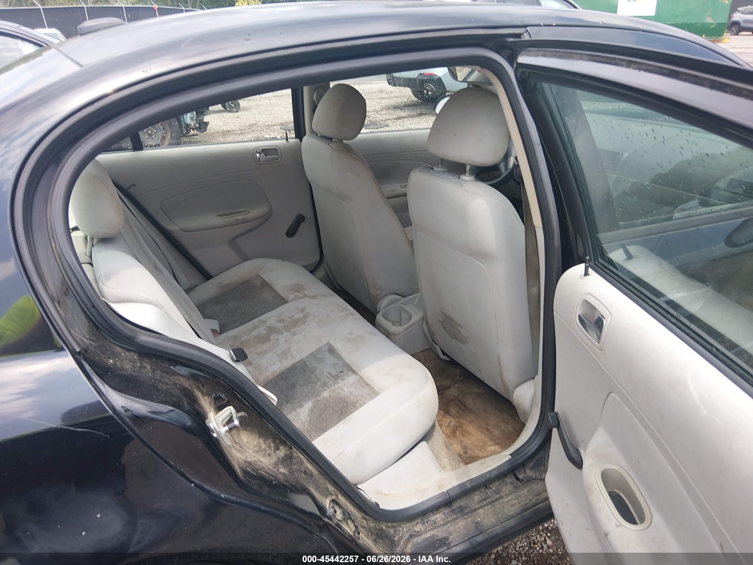 2009 Chevrolet Cobalt Ls Черный vin: 1G1AS58H397276109