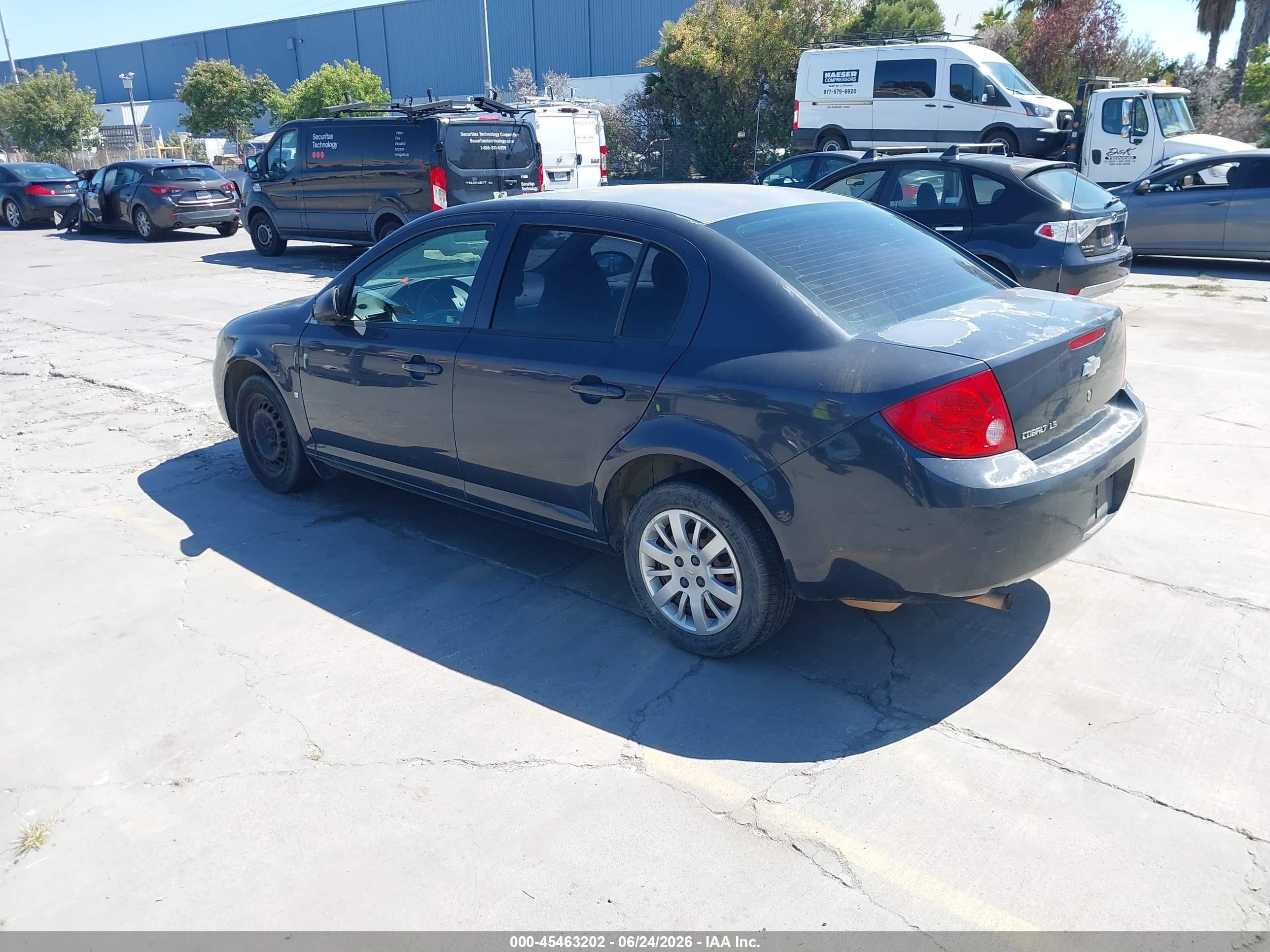 2009 Chevrolet Cobalt Ls Blue vin: 1G1AS58H497158957