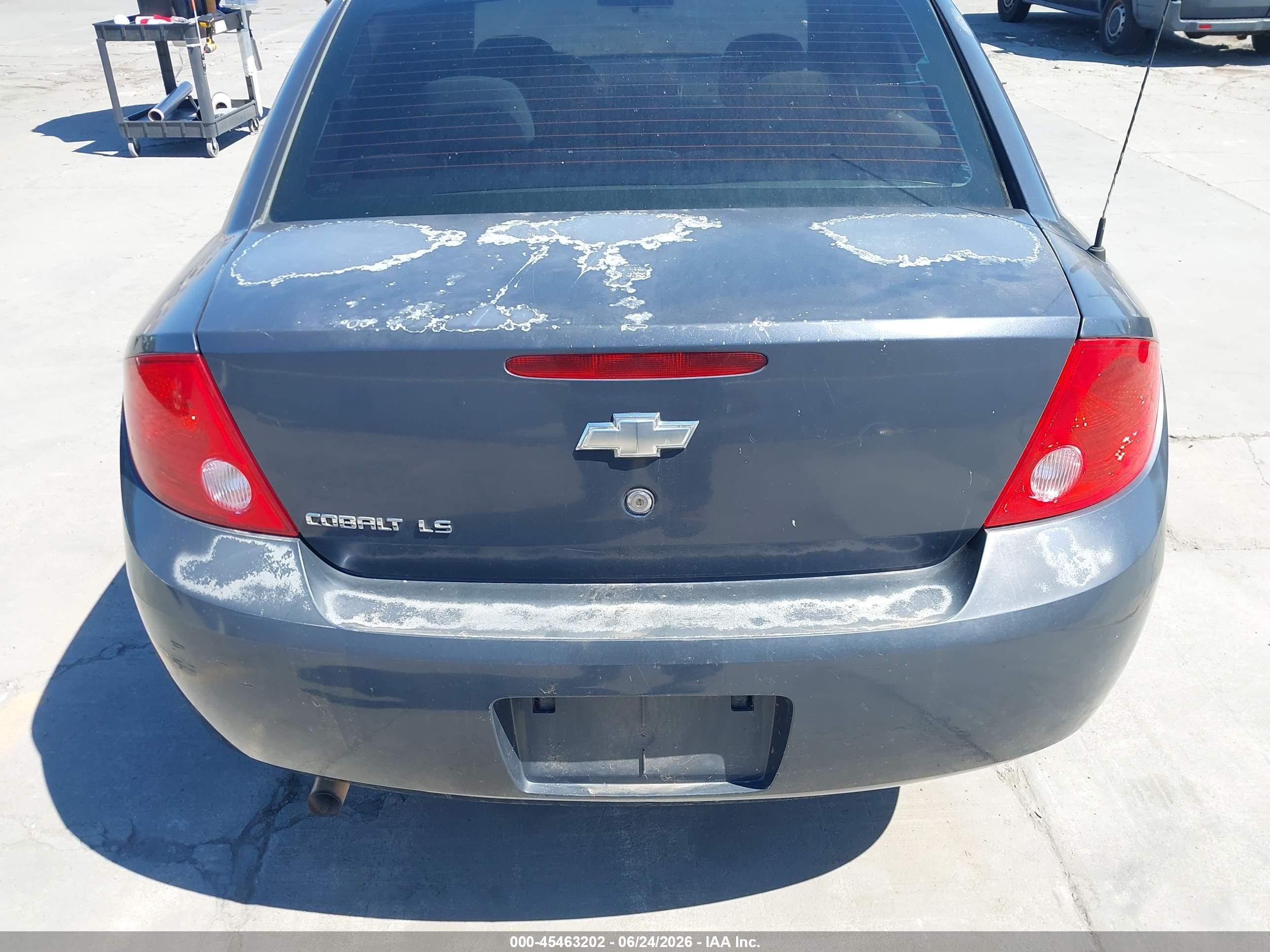 2009 Chevrolet Cobalt Ls Blue vin: 1G1AS58H497158957