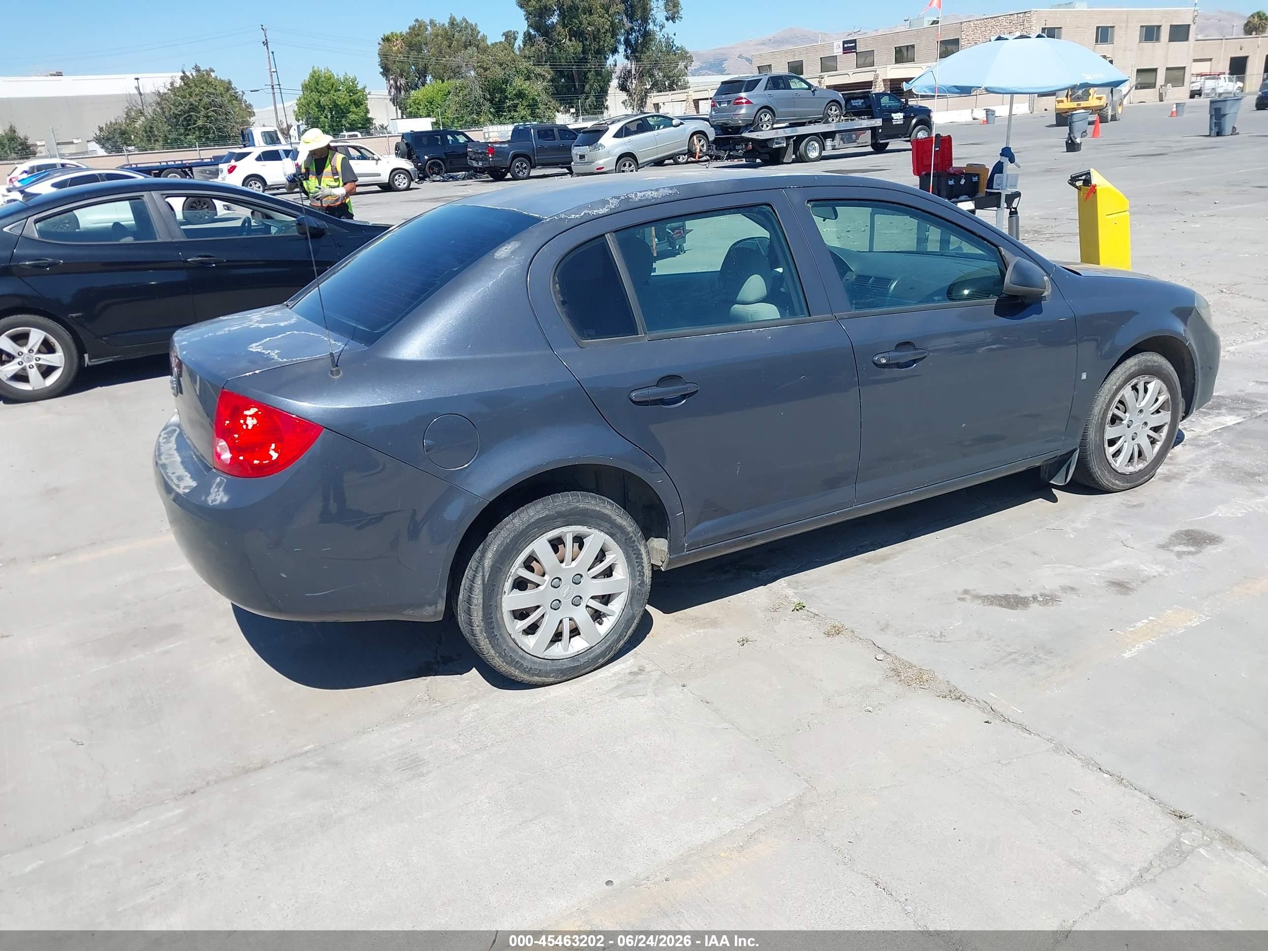 2009 Chevrolet Cobalt Ls Blue vin: 1G1AS58H497158957
