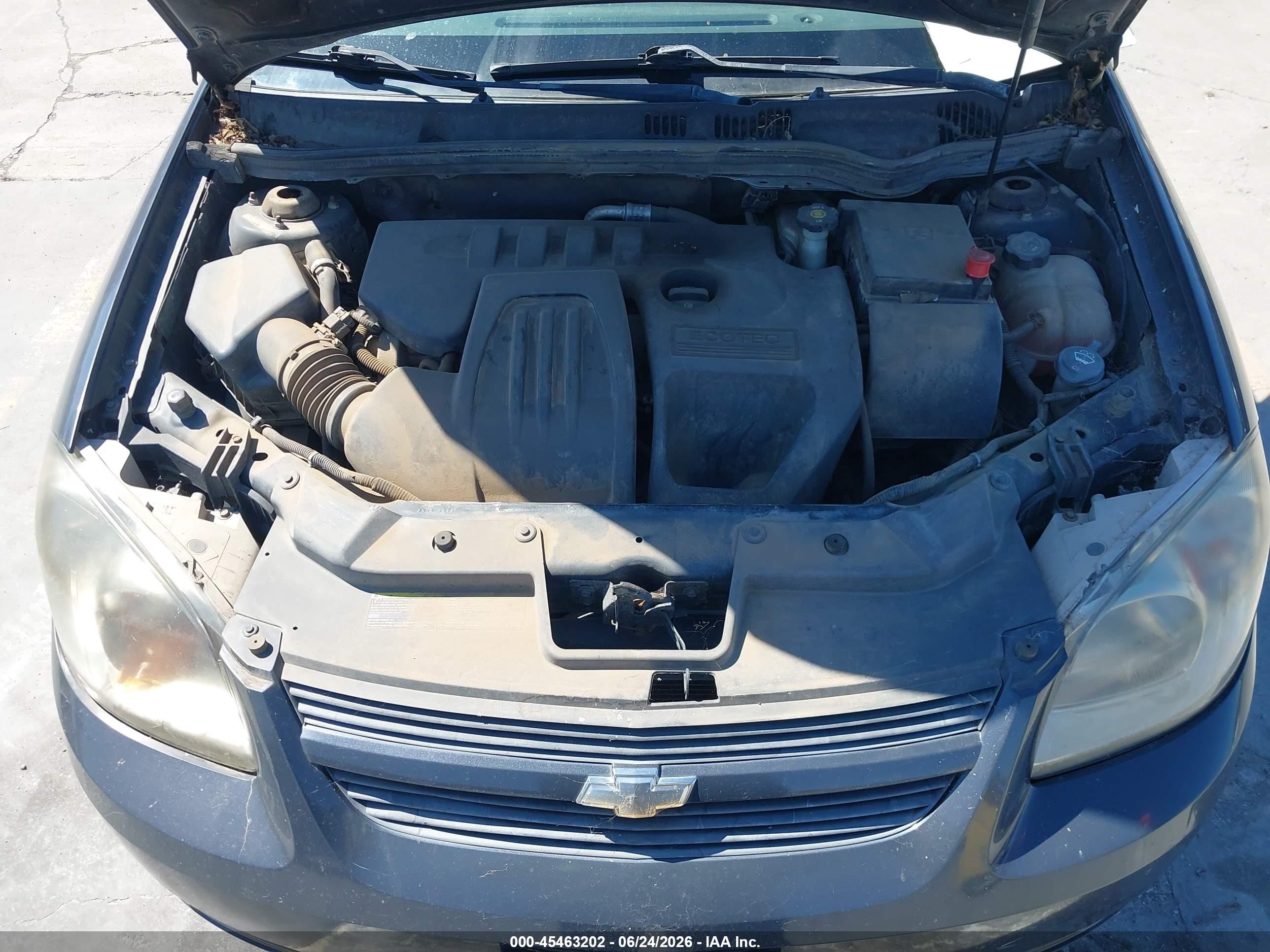 2009 Chevrolet Cobalt Ls Blue vin: 1G1AS58H497158957