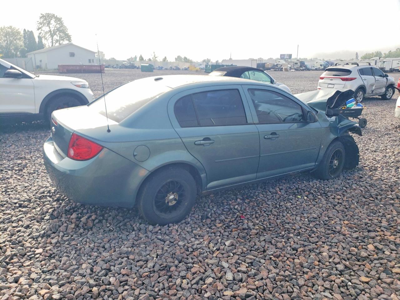 2009 Chevrolet Cobalt Ls Green vin: 1G1AS58H497232359