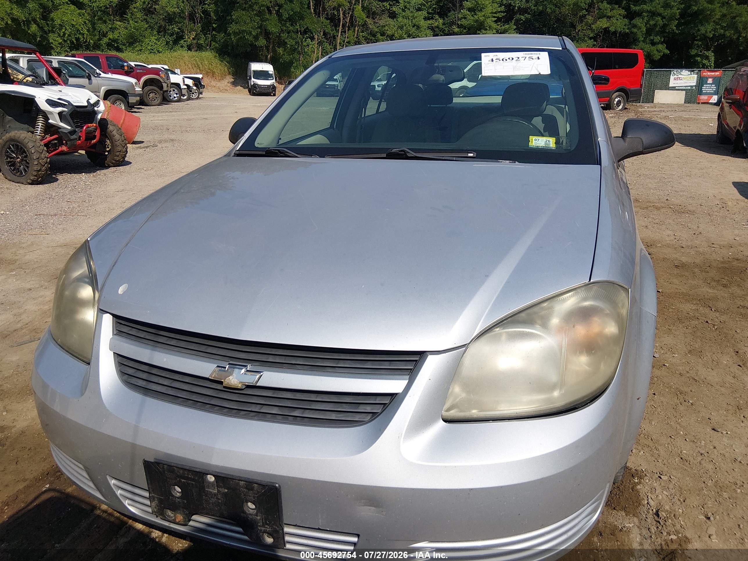 2009 Chevrolet Cobalt Ls Silver vin: 1G1AS58H497278564