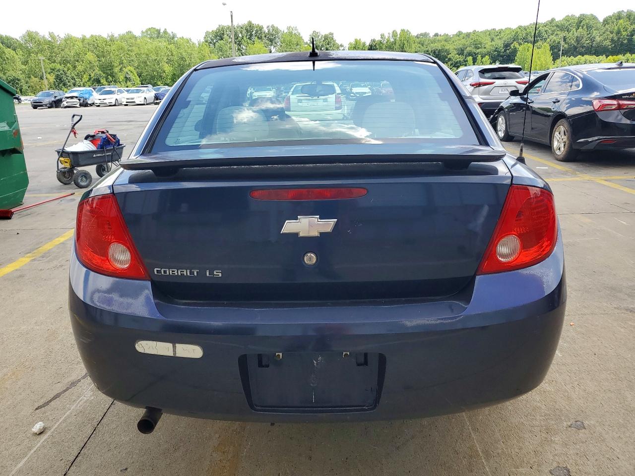 2009 Chevrolet Cobalt Ls Blue vin: 1G1AS58H697124583