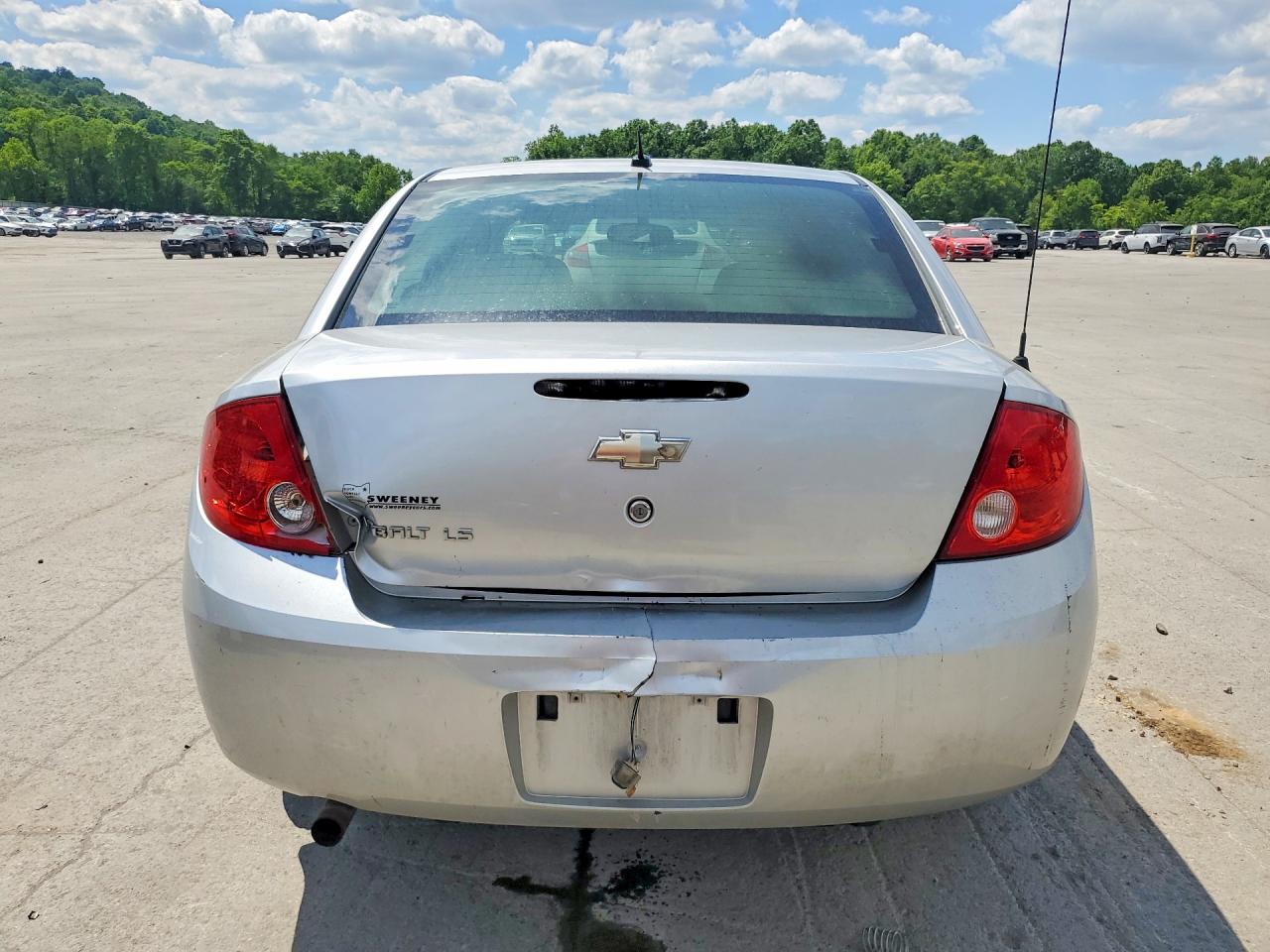 2009 Chevrolet Cobalt Ls Silver vin: 1G1AS58H697147989