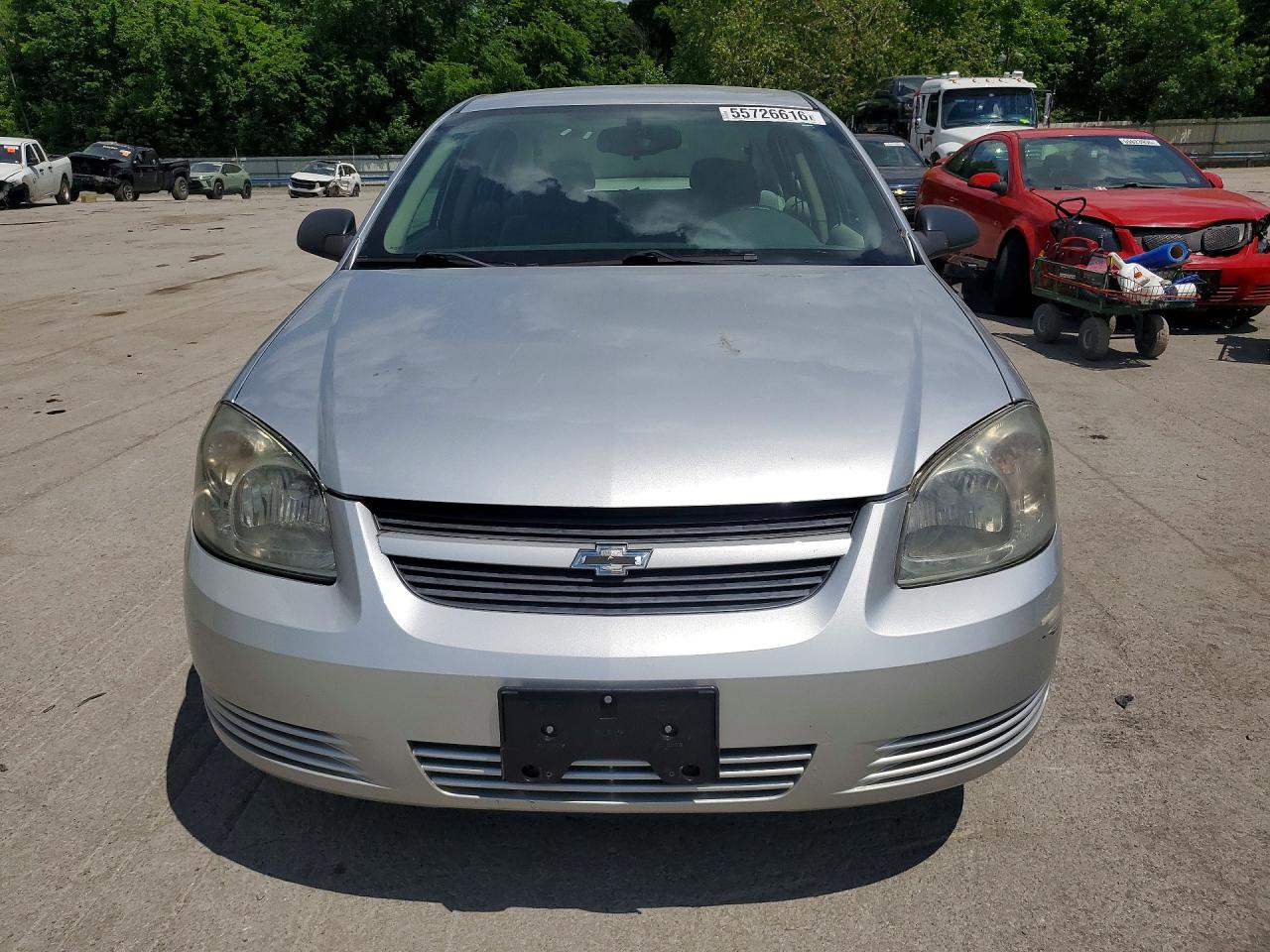 2009 Chevrolet Cobalt Ls Silver vin: 1G1AS58H697147989