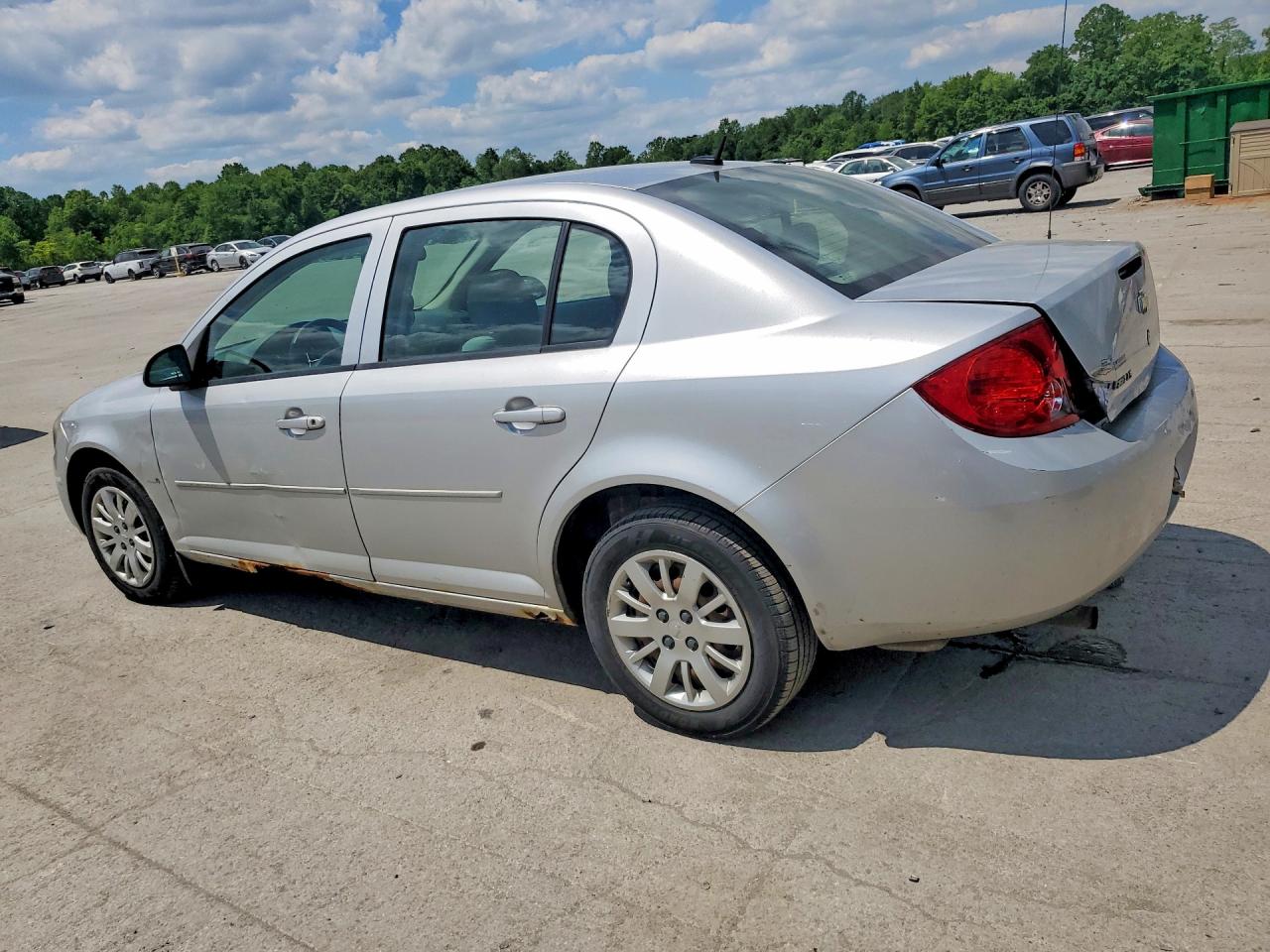 2009 Chevrolet Cobalt Ls Silver vin: 1G1AS58H697147989